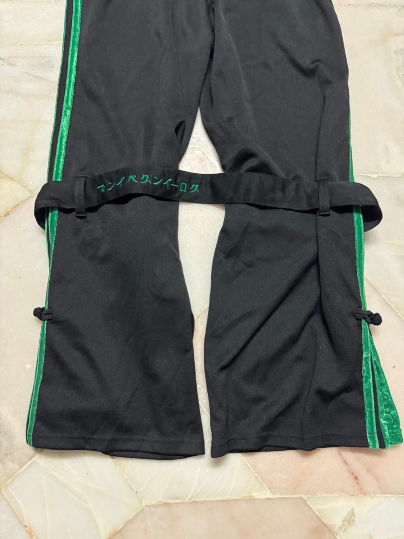 Needles RARE 90s GROWING PAINS STRAP FLARE TRACK PANTS MADE IN JAPAN Size US 29 - 13 Thumbnail