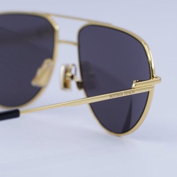 Bottega Veneta 🕶️ New Bottega Veneta BV1302S 001 Sunglasses - Gold Frame Size ONE SIZE - 8 Thumbnail