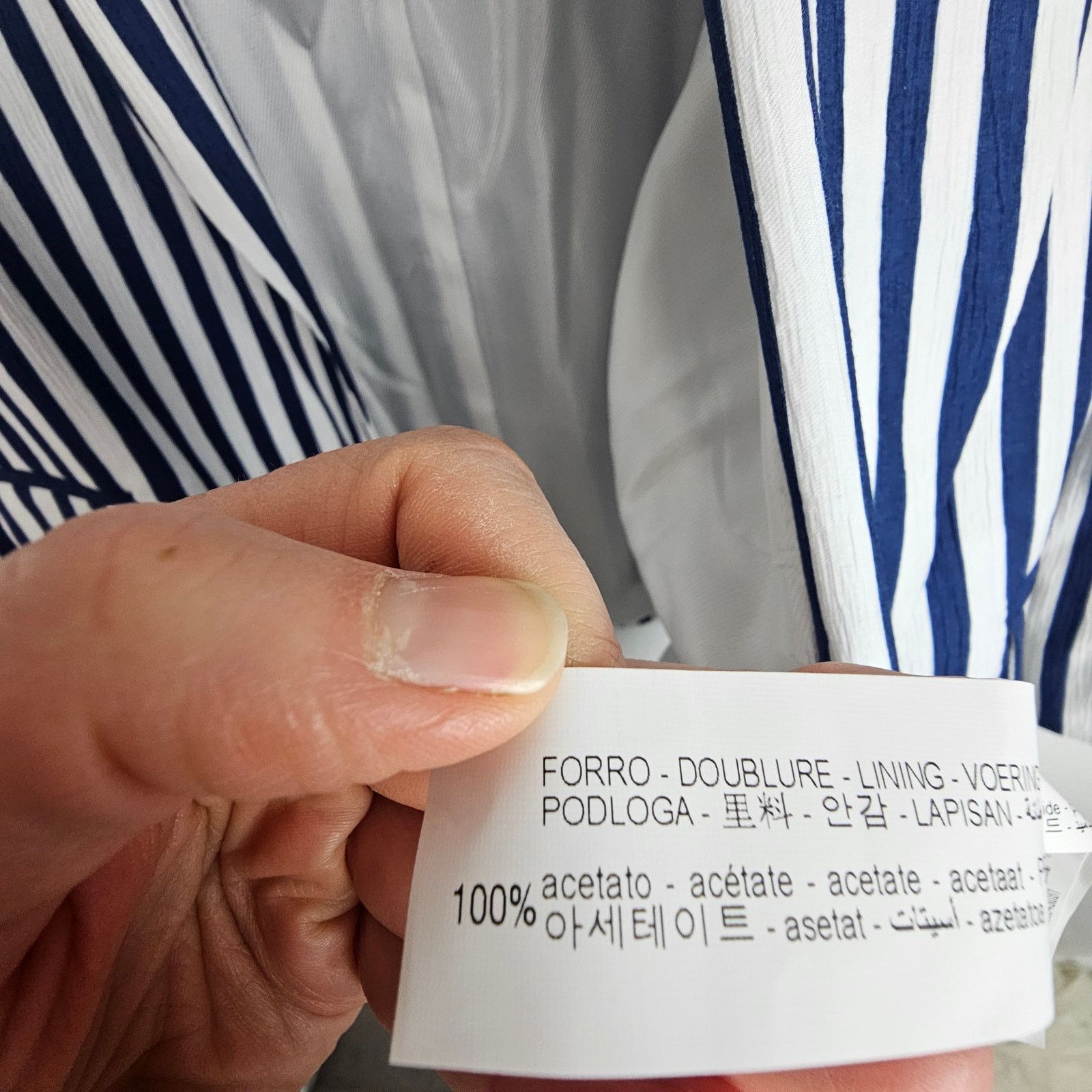 Zara Zara Womens Striped Blazer Size M Classic Nautical Parisian Size M / US 6-8 / IT 42-44 - 9 Thumbnail