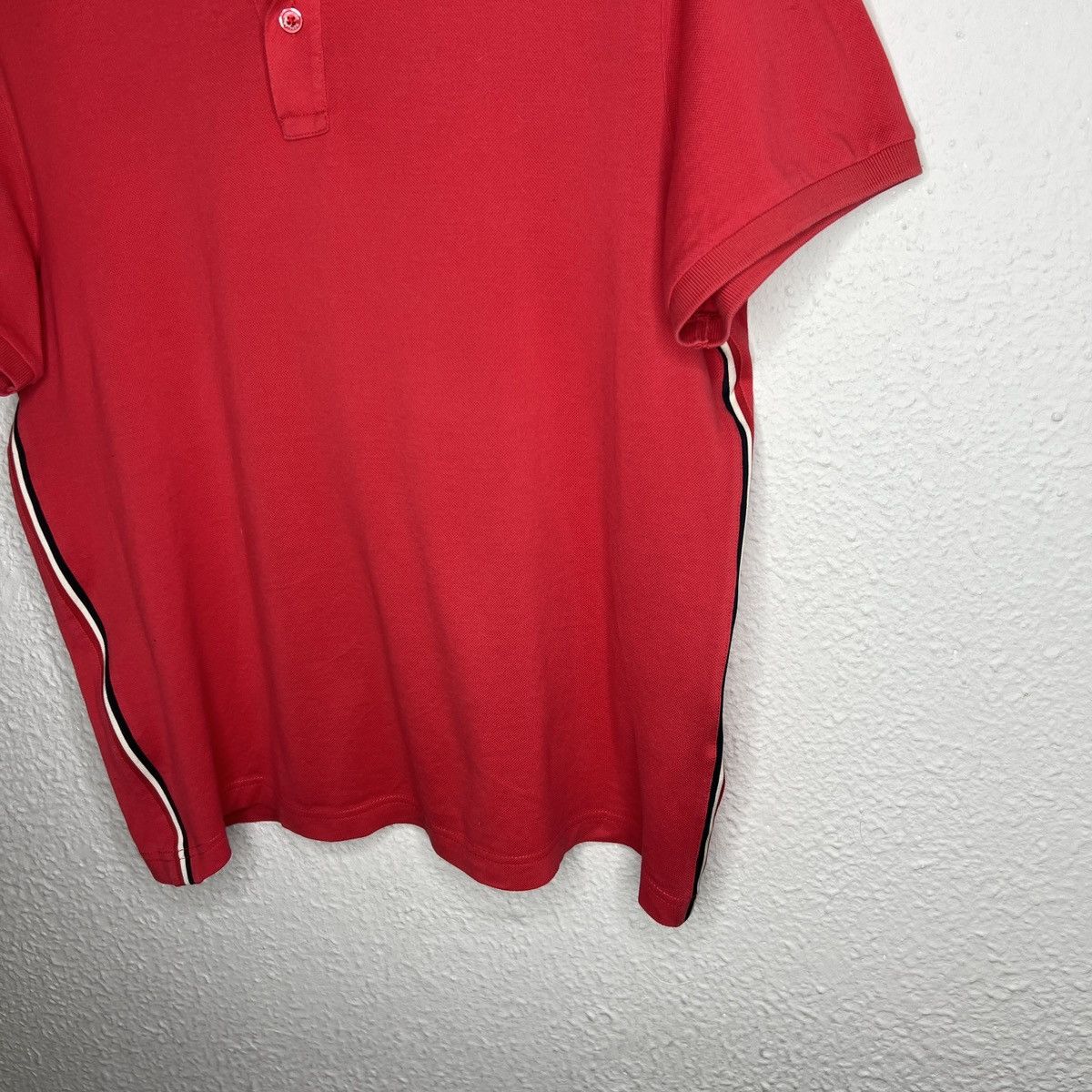 Moncler Moncler Polo Maglia Manica Corta Shirt Tshirt Tee Red Logo Size US M / EU 48-50 / 2 - 3 Thumbnail