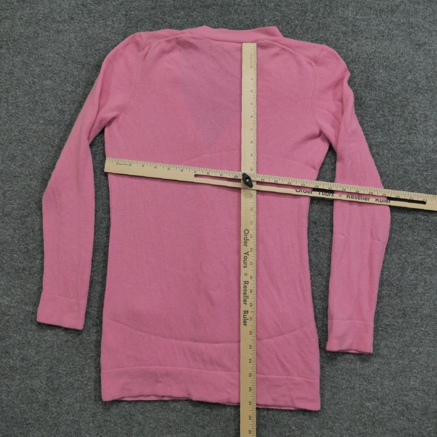 Lilly Pulitzer VINTAGE Lilly Pulitzer Sweater Womens Small Pink Cardigan Cashmere Size S / US 4 / IT 40 - 7 Thumbnail