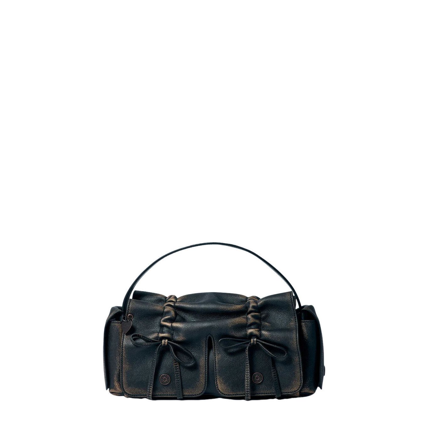 Acne Studios ACNE STUDIOS Multipocket Black Leather Shoulder Bag New Size ONE SIZE - 1 Thumbnail