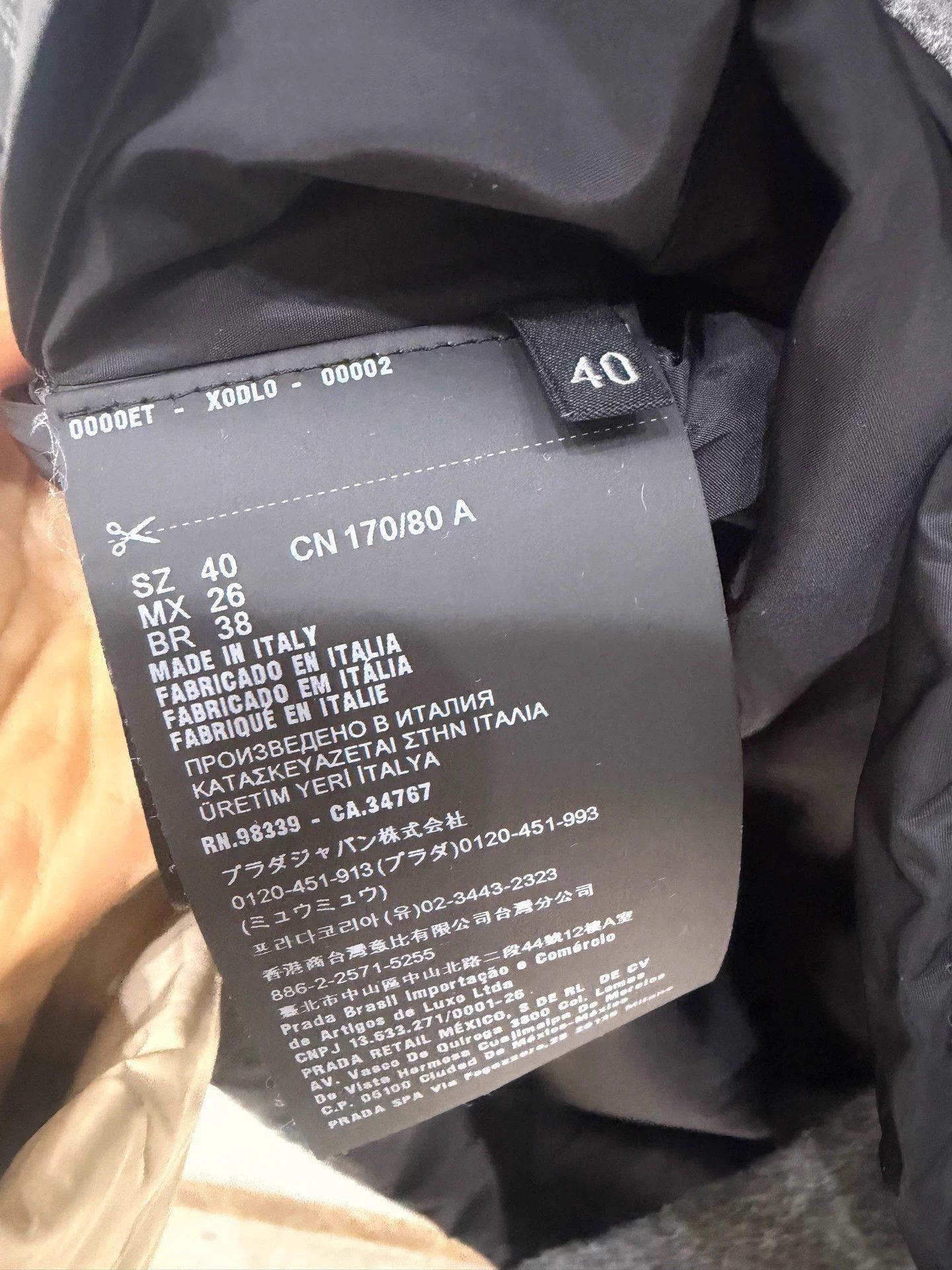 Prada Prada Grey Wool Triangle Logo Shirt Jacket 40 Size XL / US 12-14 / IT 48-50 - 4 Thumbnail