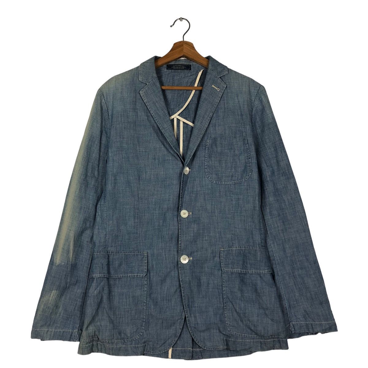 Polo Ralph Lauren 🔥Vintage Polo Ralph Lauren Chore Jacket Sun Faded Design Size US M / EU 48-50 / 2 - 1 Thumbnail