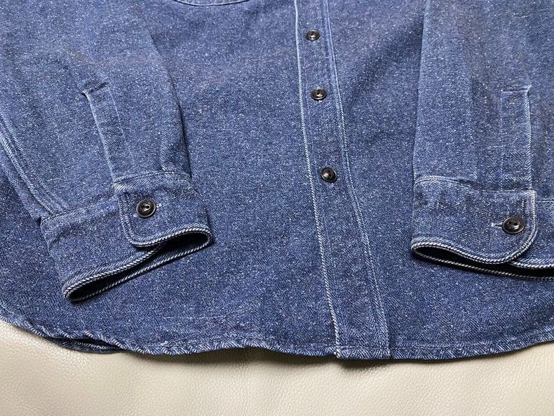 RRL Ralph Lauren RRL Ralph Lauren Old blend blue dye workwear snowflake den Size US M / EU 48-50 / 2 - 3 Thumbnail