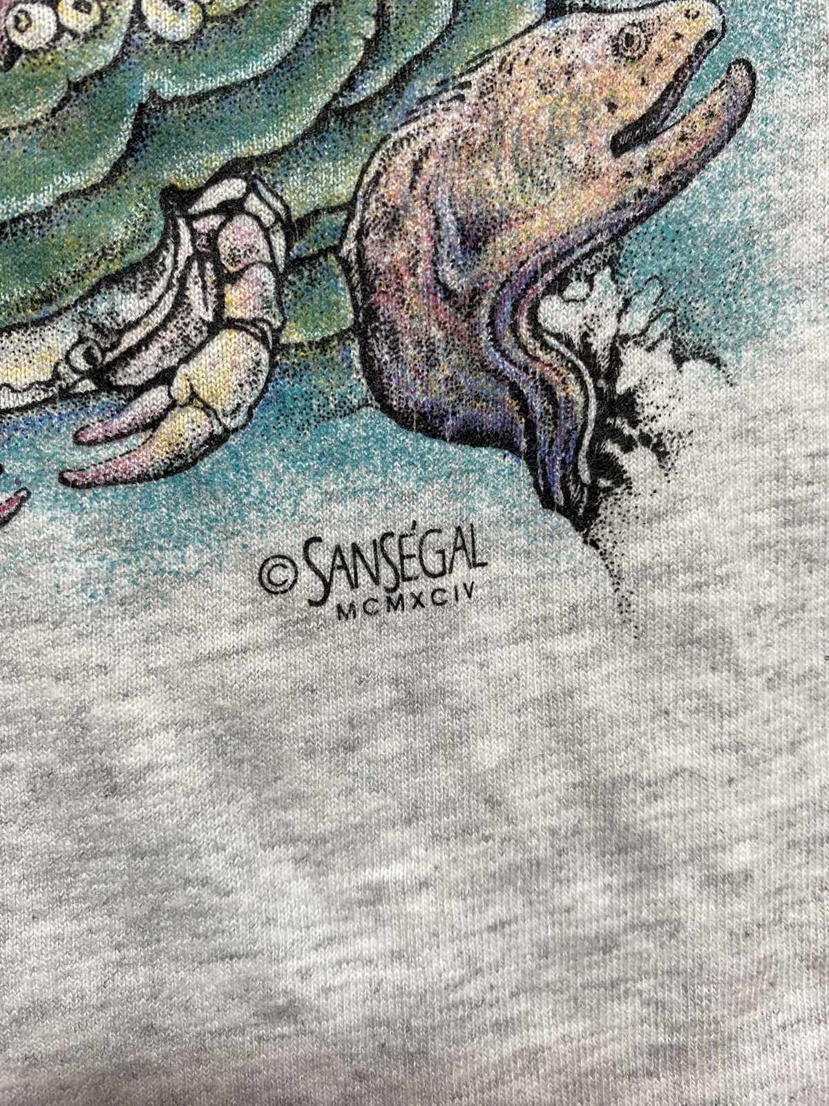 Anvil Vintage T-shirt with Sea World print produced San Segal Size US M / EU 48-50 / 2 - 8 Thumbnail