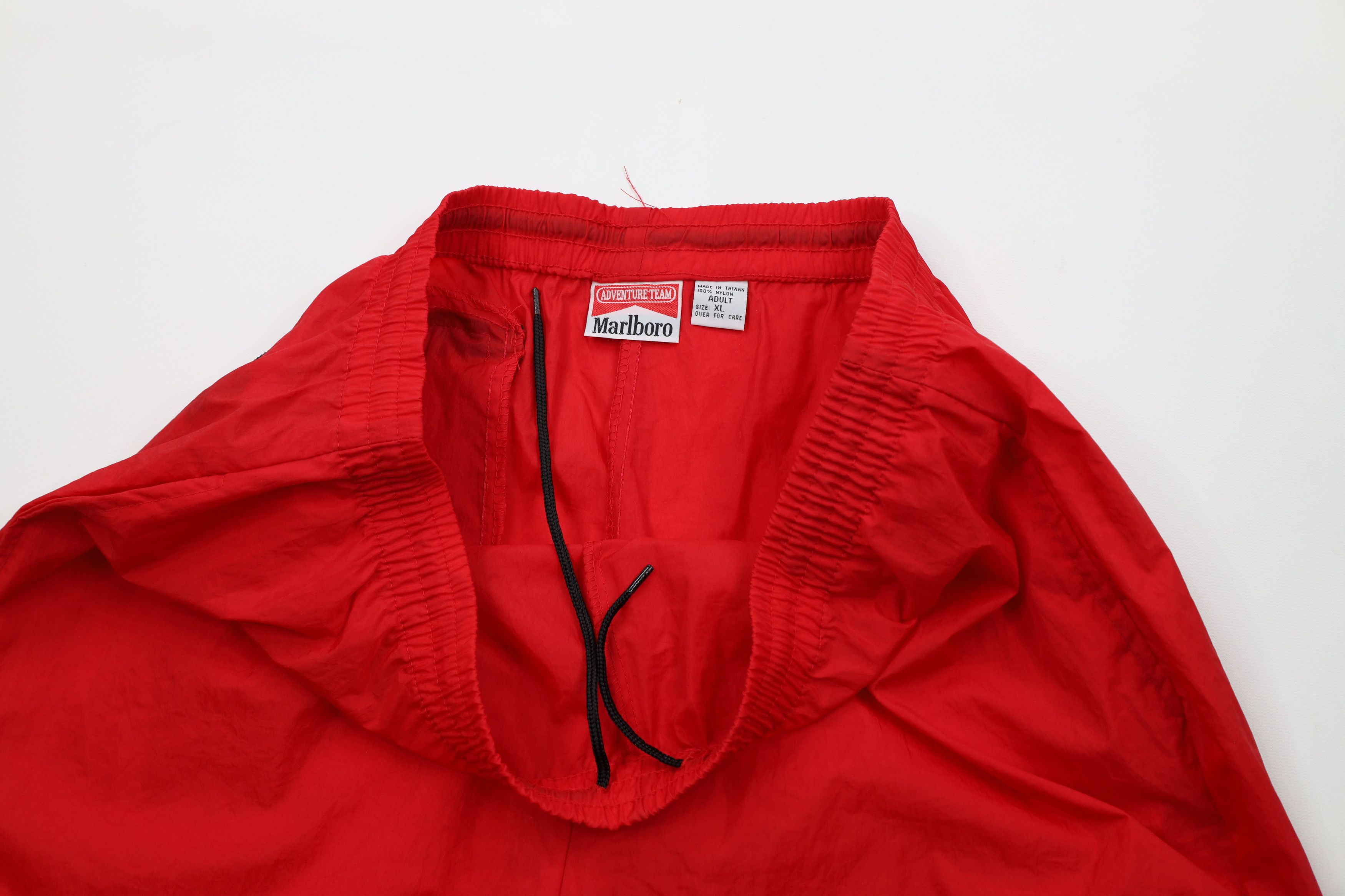 Marlboro Vintage 90s Marlboro Packable Windbreaker Joggers Pants Red Size US 38 / EU 54 - 8 Thumbnail