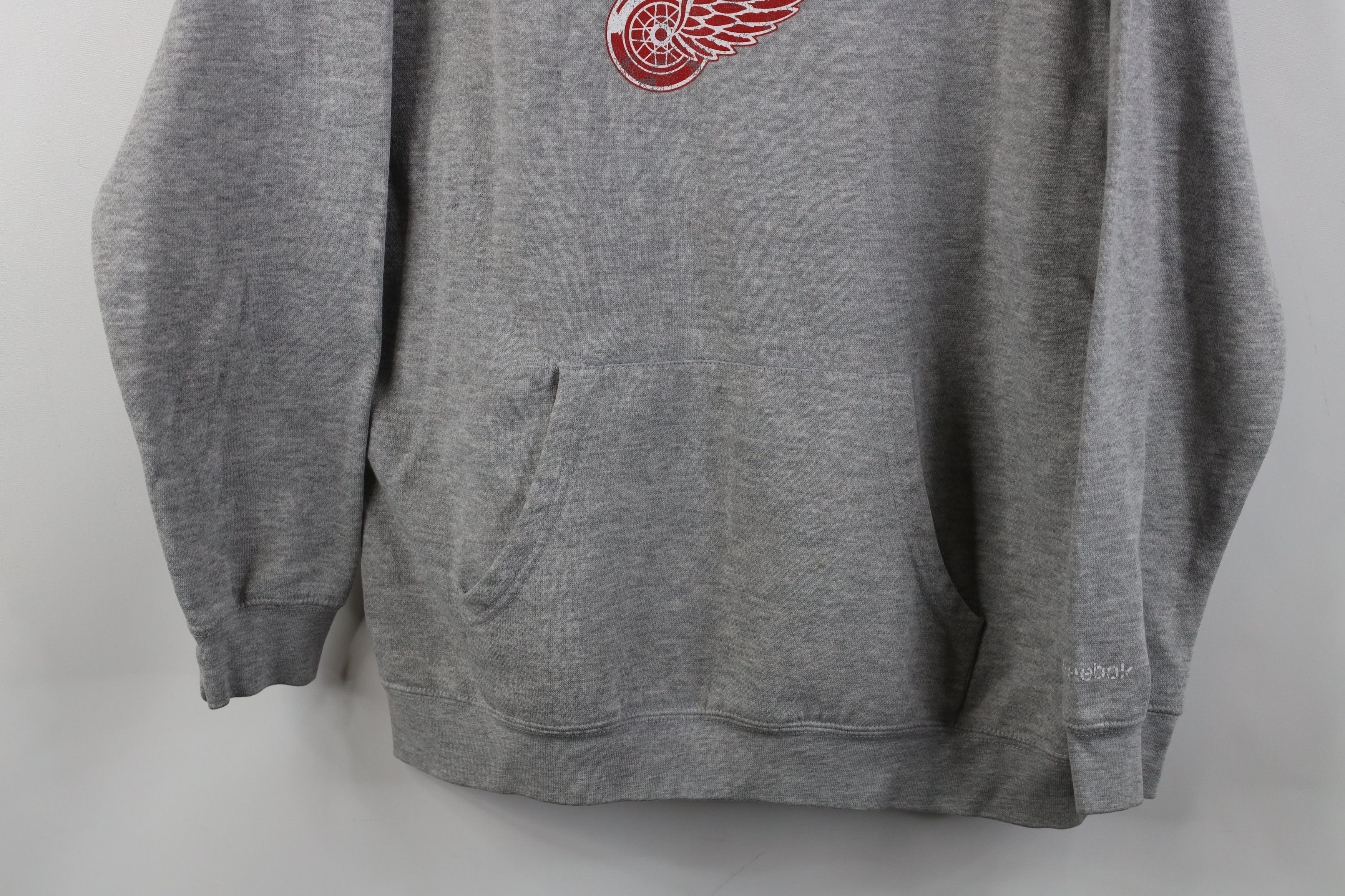 Reebok Vintage Reebok Detroit Red Wings Hockey Hoodie Sweatshirt Size US S / EU 44-46 / 1 - 3 Thumbnail