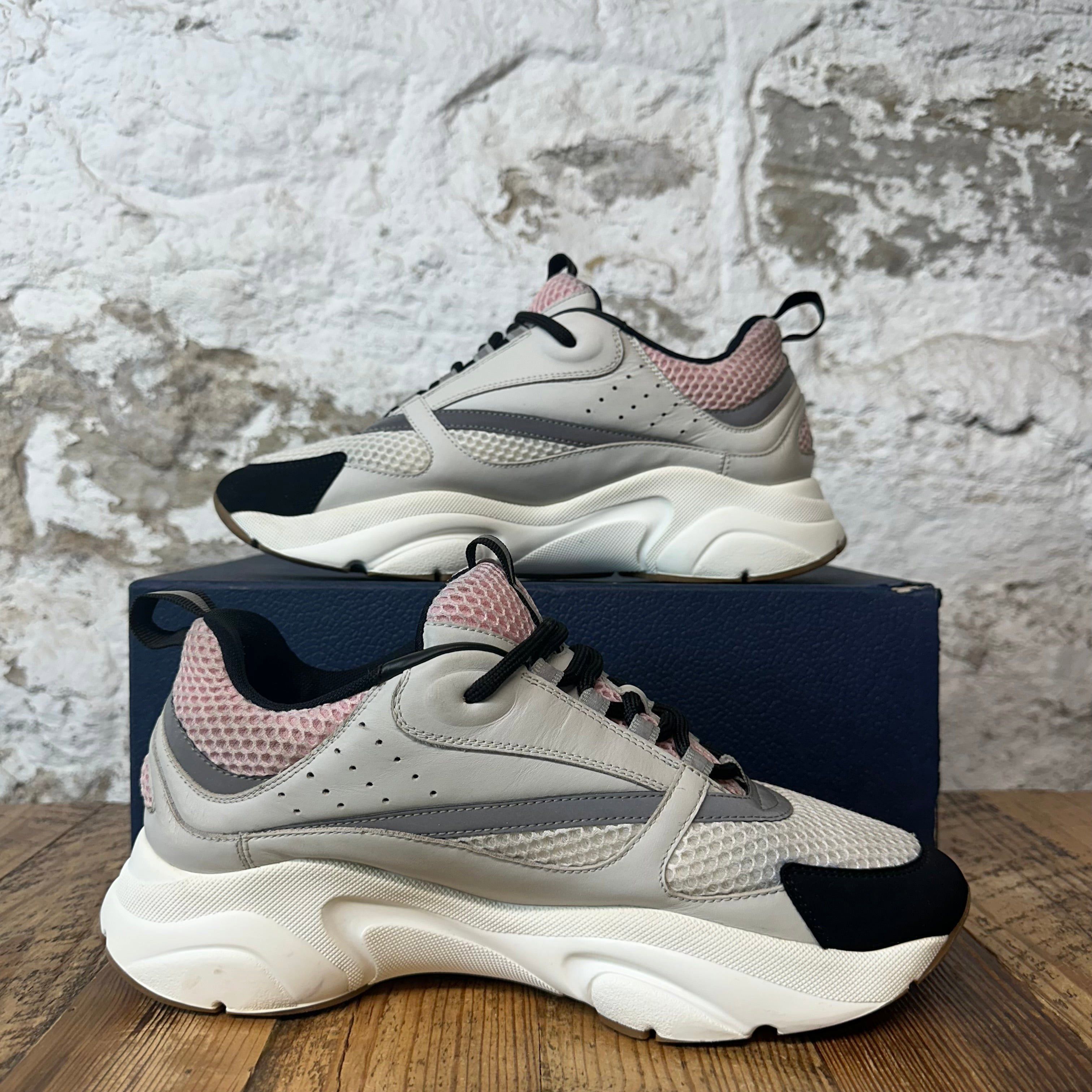 Dior DIor B22 Pink Grey White Sneaker Sz 9 (42) Size US 9 / EU 42 - 2 Thumbnail