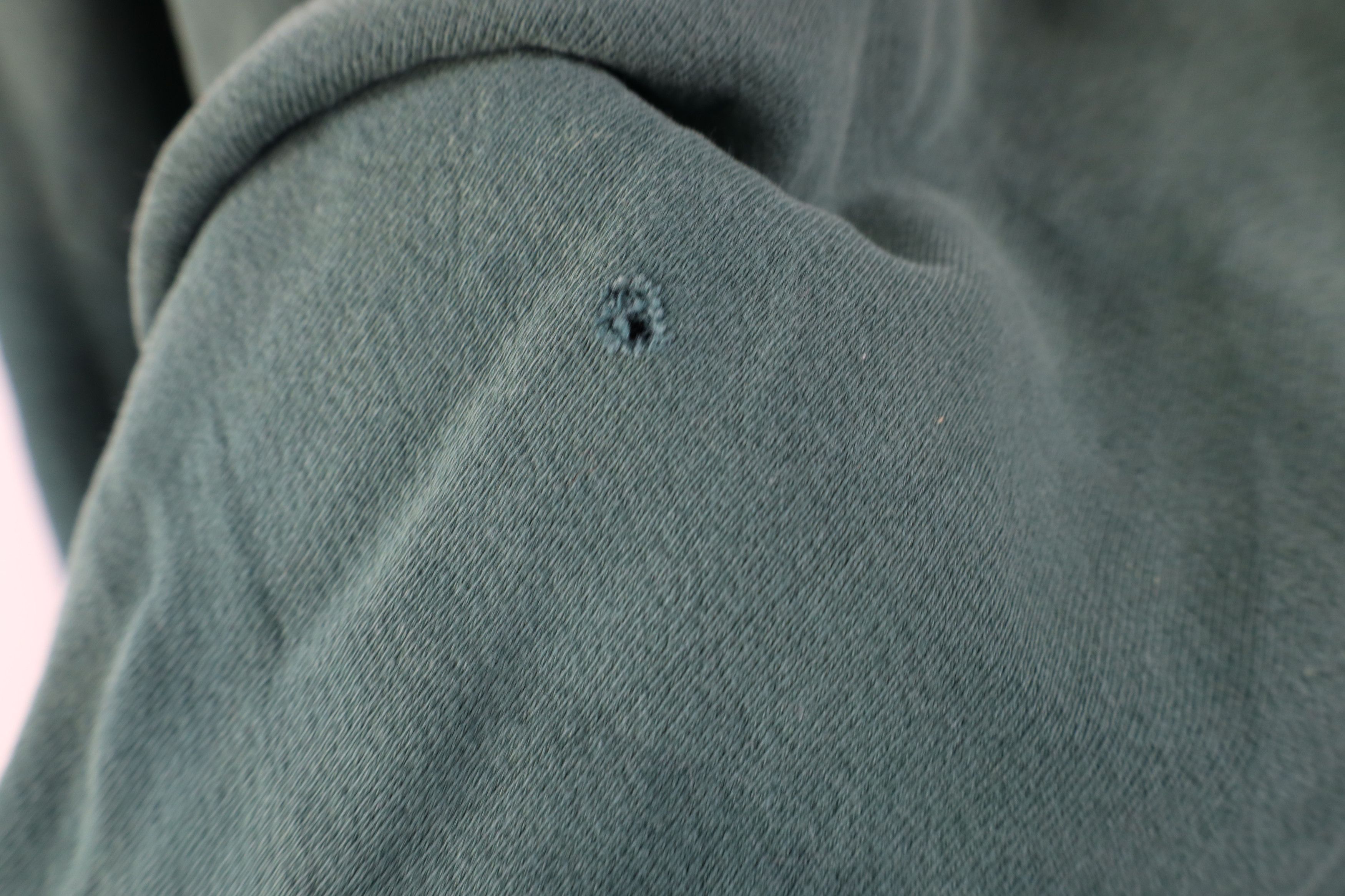 Vintage Vintage 90s Streetwear Sun Faded Crewneck Sweatshirt Green Size US XL / EU 56 / 4 - 7 Thumbnail