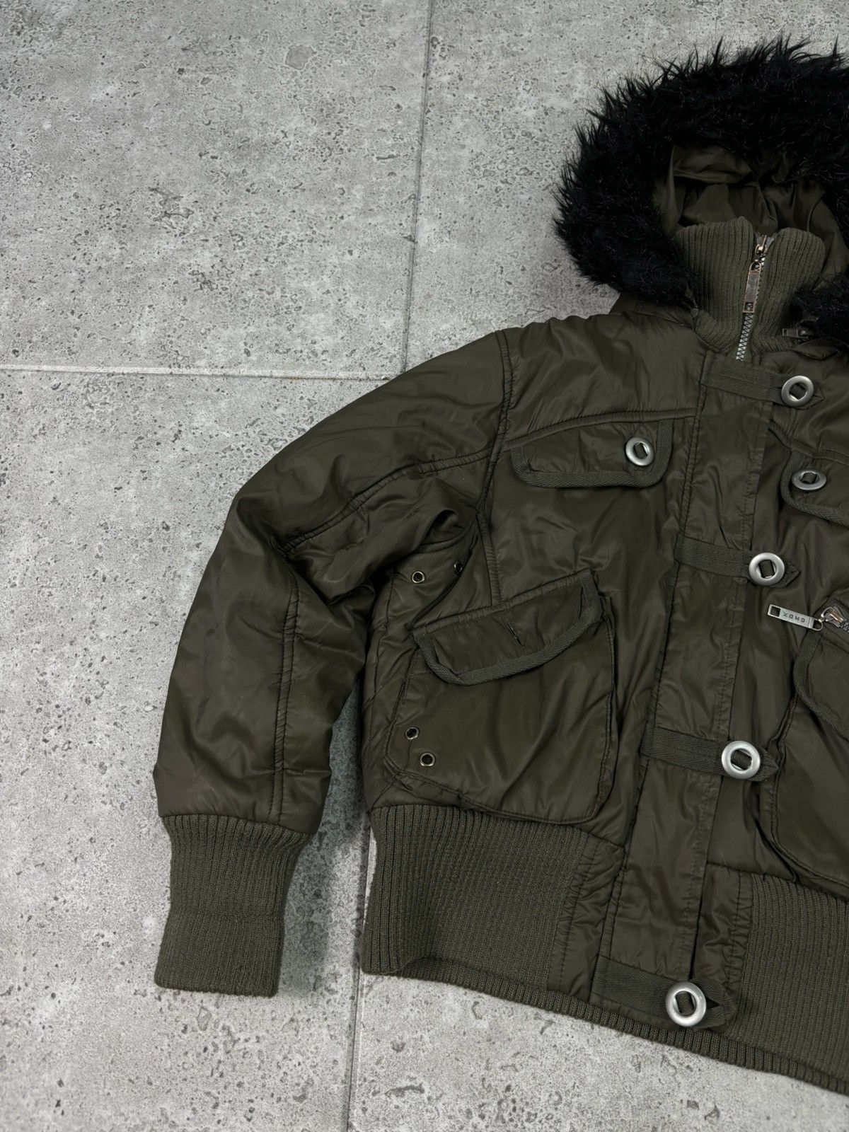 Hysteric Glamour × If Six Was Nine × Japanese Brand CRAZY Y2K FUR BOMBER JAKCET IF SIX WAS NINE STYLE ALASKA Size US S / EU 44-46 / 1 - 2 Thumbnail