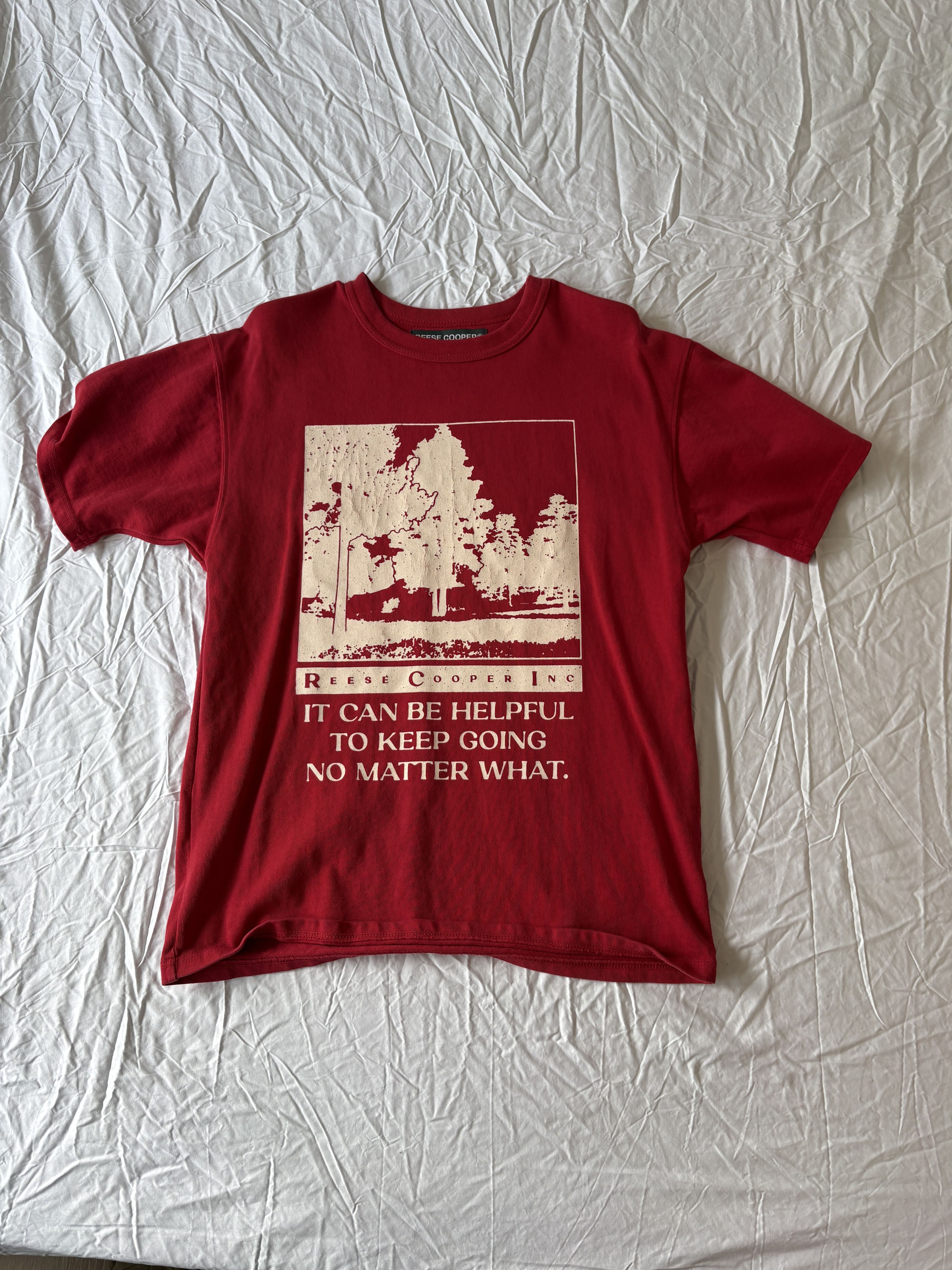 Reese Cooper Reese Cooper S/S '22 Red T-Shirt 100% Cotton Size S/M Size US S / EU 44-46 / 1 - 2 Thumbnail