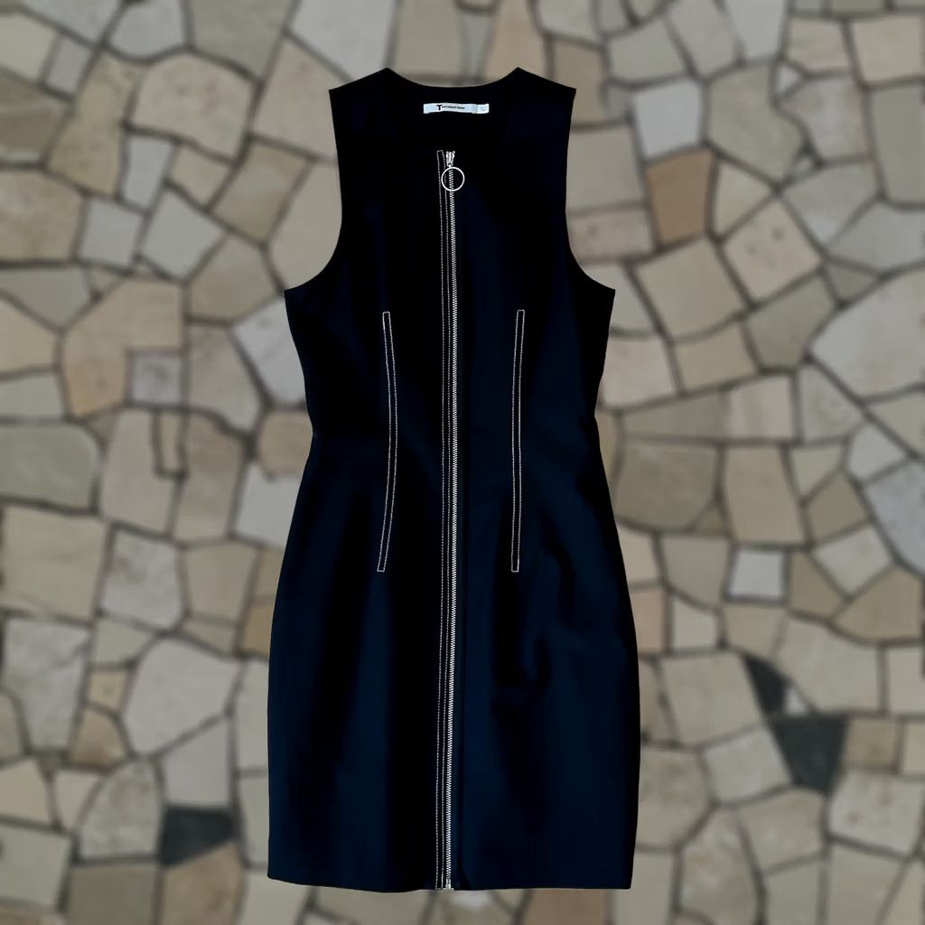 T by Alexander Wang T BY ALEXANDER WANG Black Sleeveless Full Zip Tech Mini Dress Women's 2 Size XS / US 0-2 / IT 36-38 - 1 Thumbnail