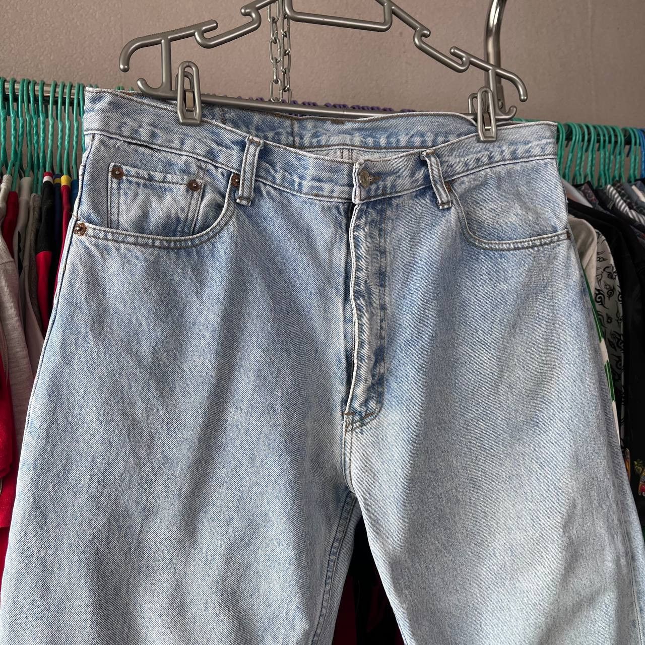 Levi's Vintage 90s Levis 501 Blue Denim Pants Made in USA Size US 40 / EU 56 - 8 Thumbnail