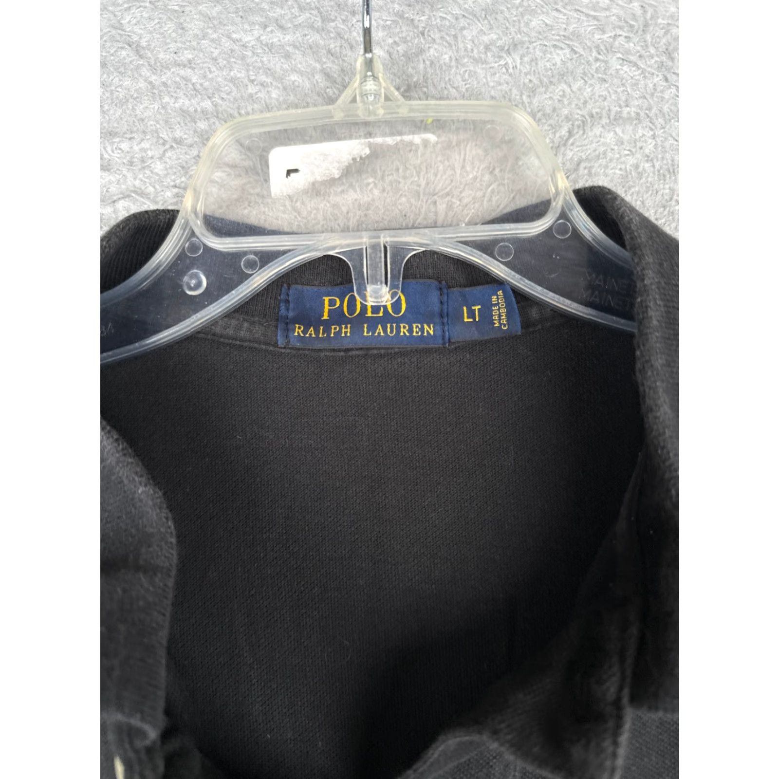 Ralph Lauren Ralph Lauren Polo Shirt Men Large Tall Black 100% Cotton Polo Shirt Size US XXL / EU 58 / 5 - 7 Thumbnail