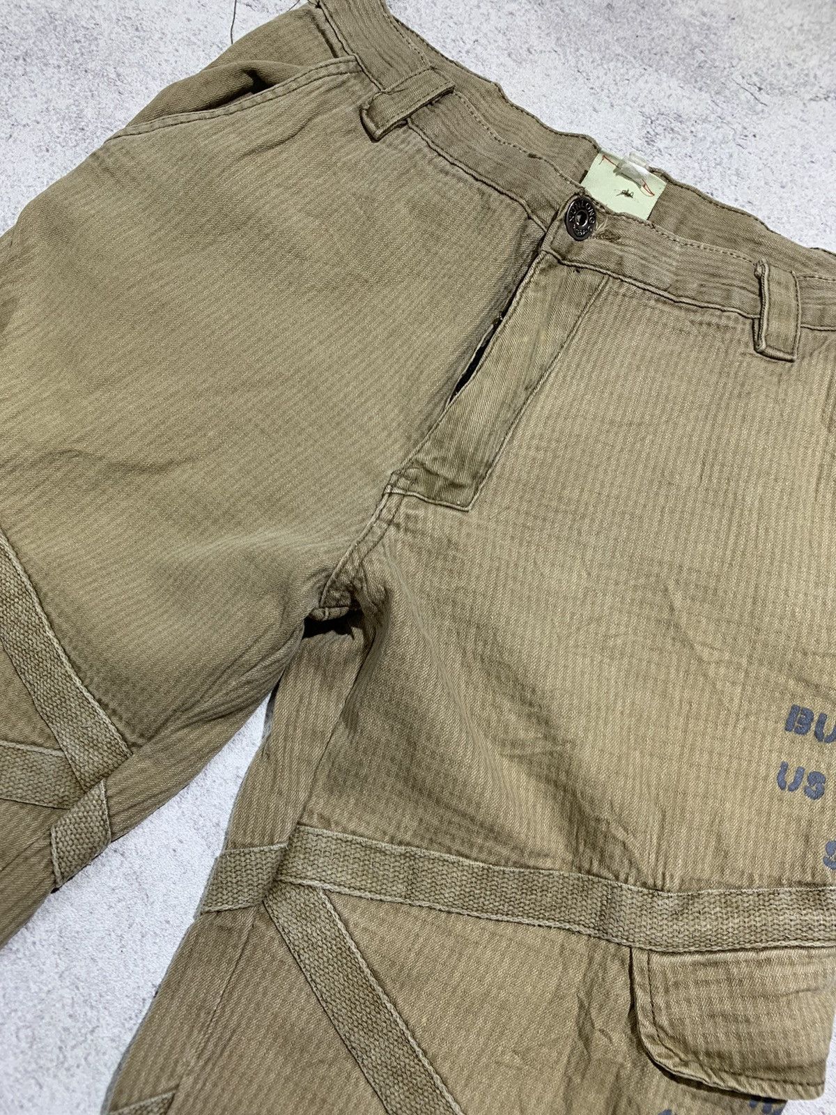 If Six Was Nine × PPFM × Tornado Mart Xunglong poem panelled hidden cargo pants Size US 32 / EU 48 - 4 Thumbnail