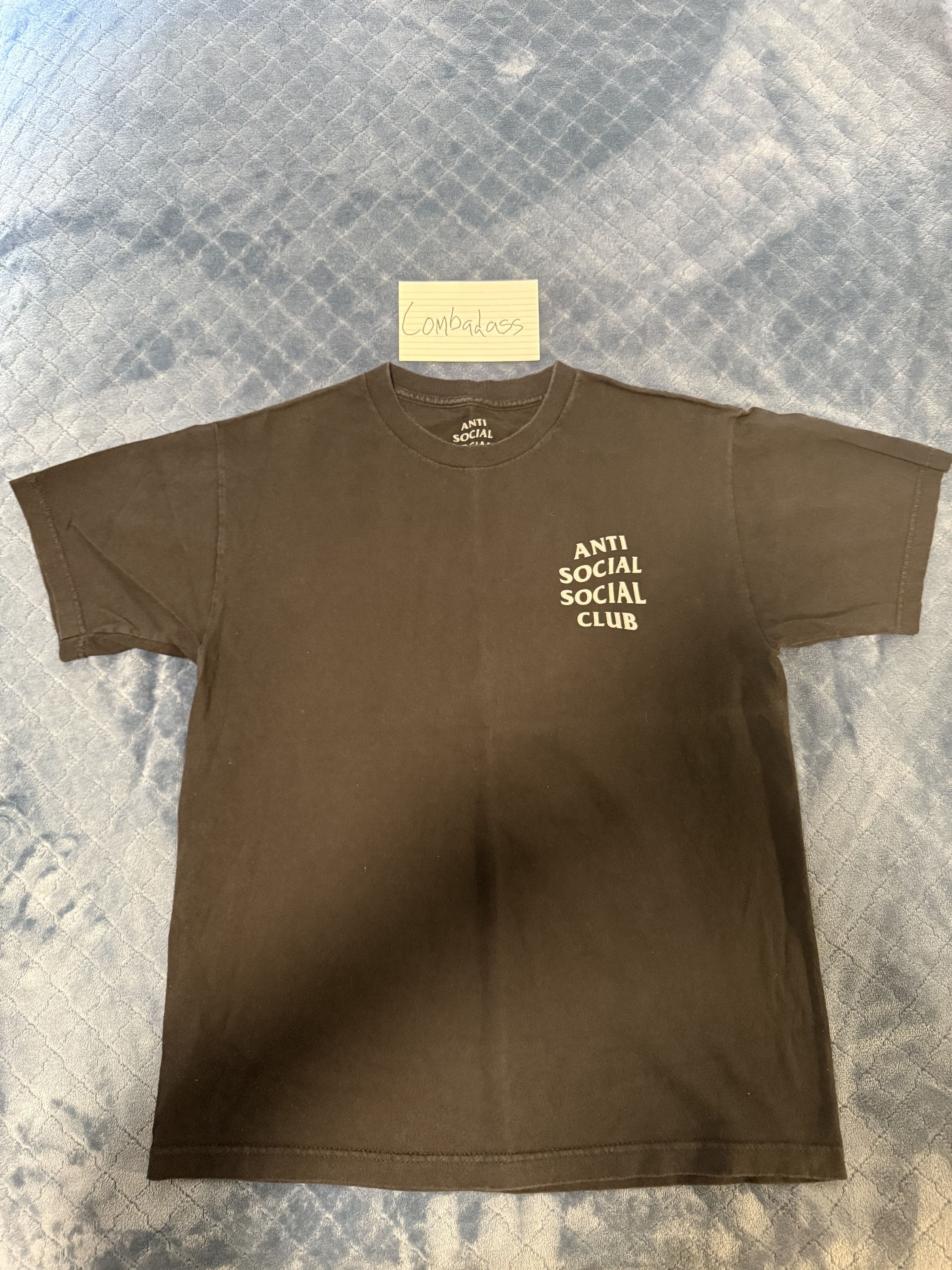 Anti Social Social Club Anti Social Social Club Black and Silver T-Shirt Size US M / EU 48-50 / 2 - 1 Thumbnail
