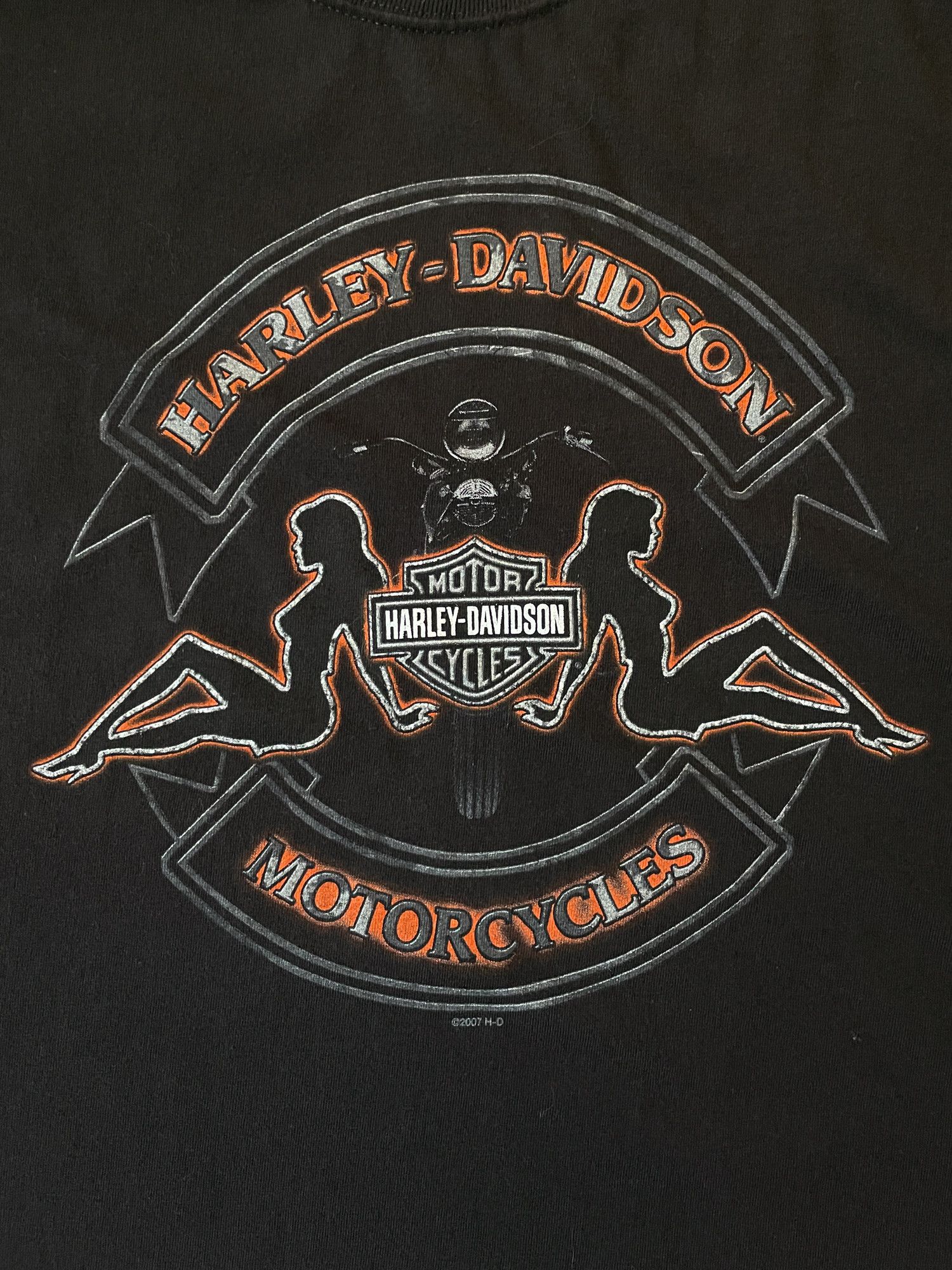 Harley Davidson 2007 Faded Harley Davidson Las Vegas Nevada T-Shirt Size US XXL / EU 58 / 5 - 1 Thumbnail