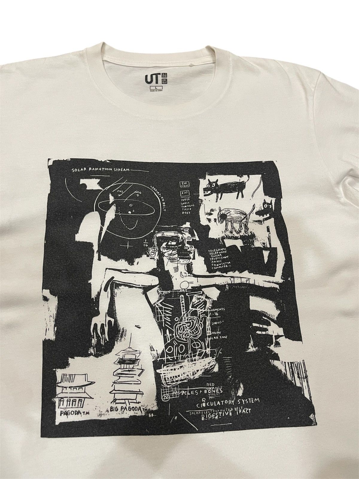 Andy Warhol × Uniqlo Uniqlo UT X Jean-Michel Basquiat Pop Art Graphic Tee Size US L / EU 52-54 / 3 - 2 Thumbnail