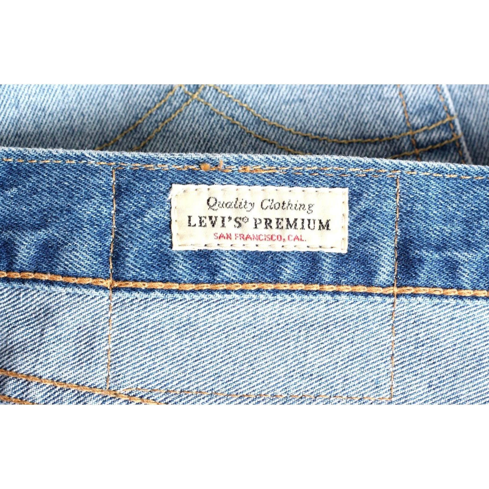 Levi's LEVI’S 501 PREMIUM Big E Jeans Men Size 31 Regular Straight Stretch DZ7942 Jeans Mens 31 Blue 5-Pocket Denim Cotton Elastane Vintage No Size US 31 - 7 Thumbnail