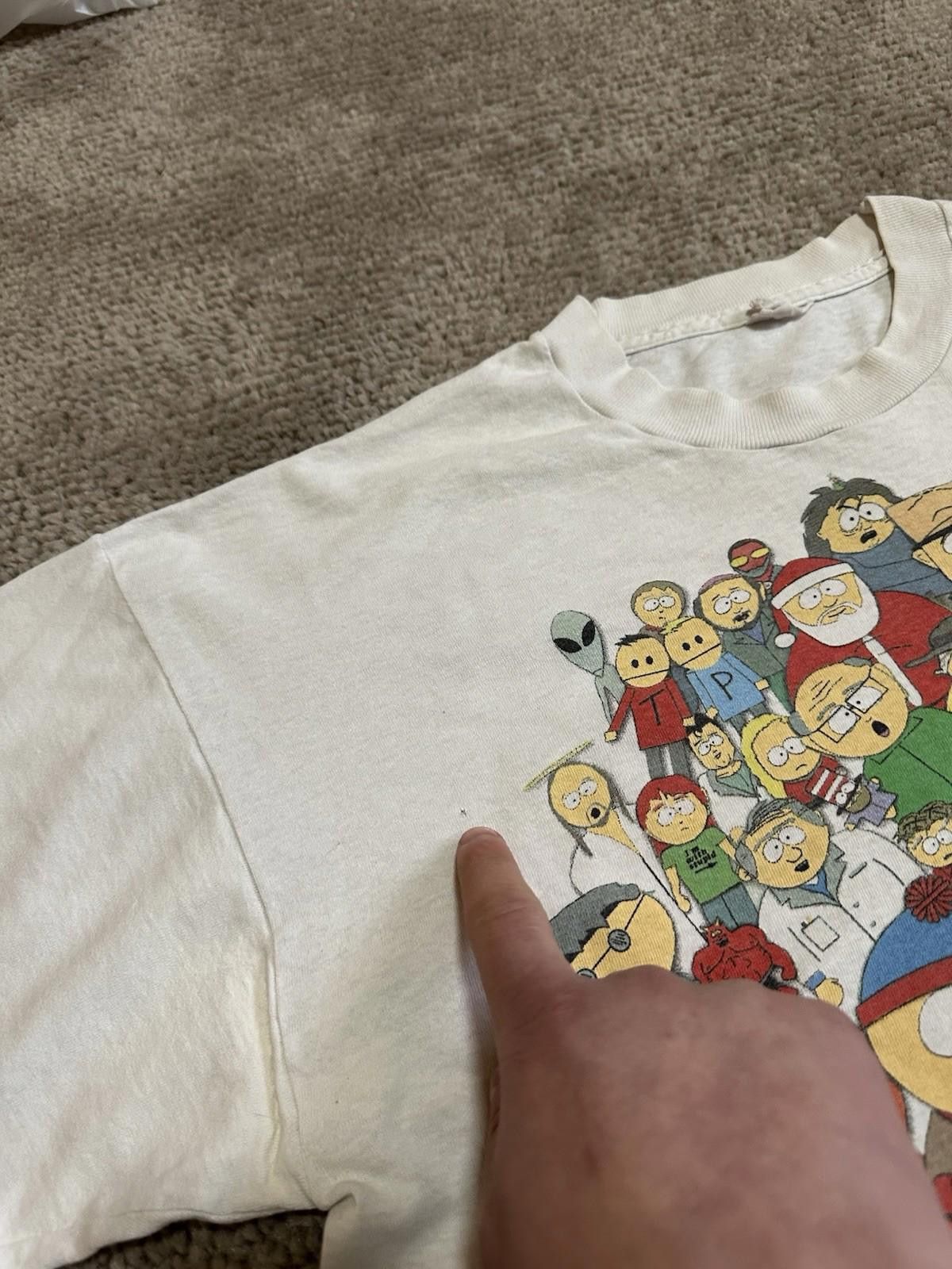 Vintage Vintage Screen Stars South Park T-Shirt 1998 Sz M Size US M / EU 48-50 / 2 - 6 Thumbnail