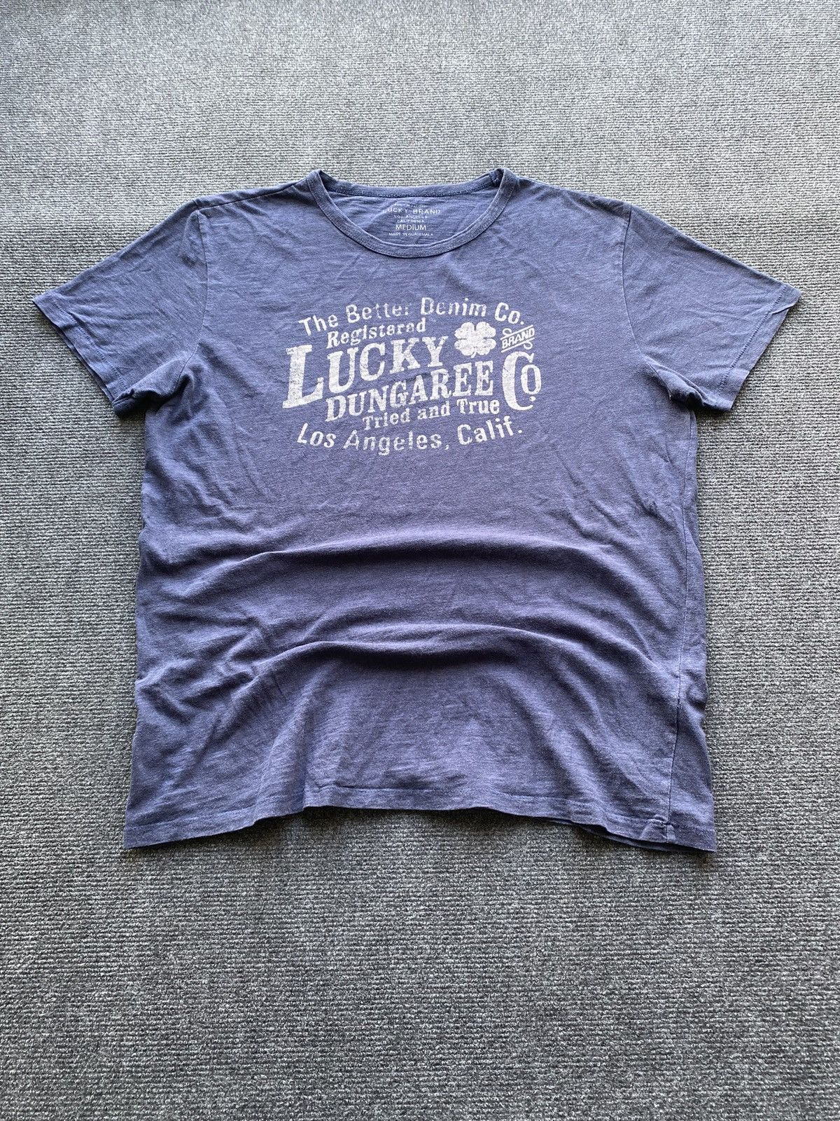Lucky Brand 🔥Lucky Brand Usa blue tee m size racing rare Size US M / EU 48-50 / 2 - 1 Thumbnail