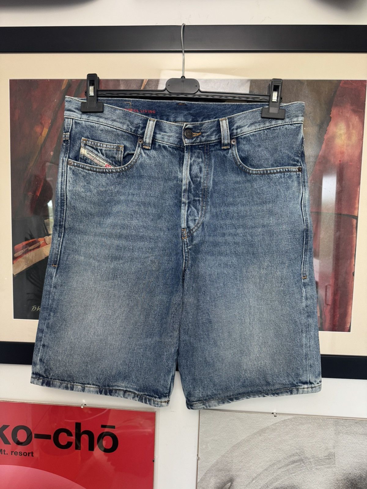 Diesel Diesel Denim Shorts Regular Jeans Y2k Vintage Streetwear Size US 30 / EU 46 - 1 Thumbnail
