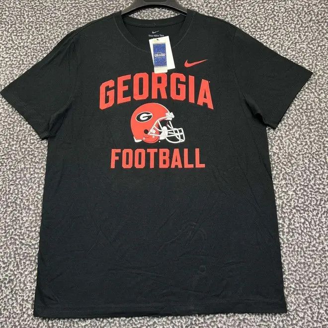 Nike Nike Shirt Men Georgia Bulldogs NCAA Crew Neck Cotton New L Size US L / EU 52-54 / 3 - 1 Thumbnail