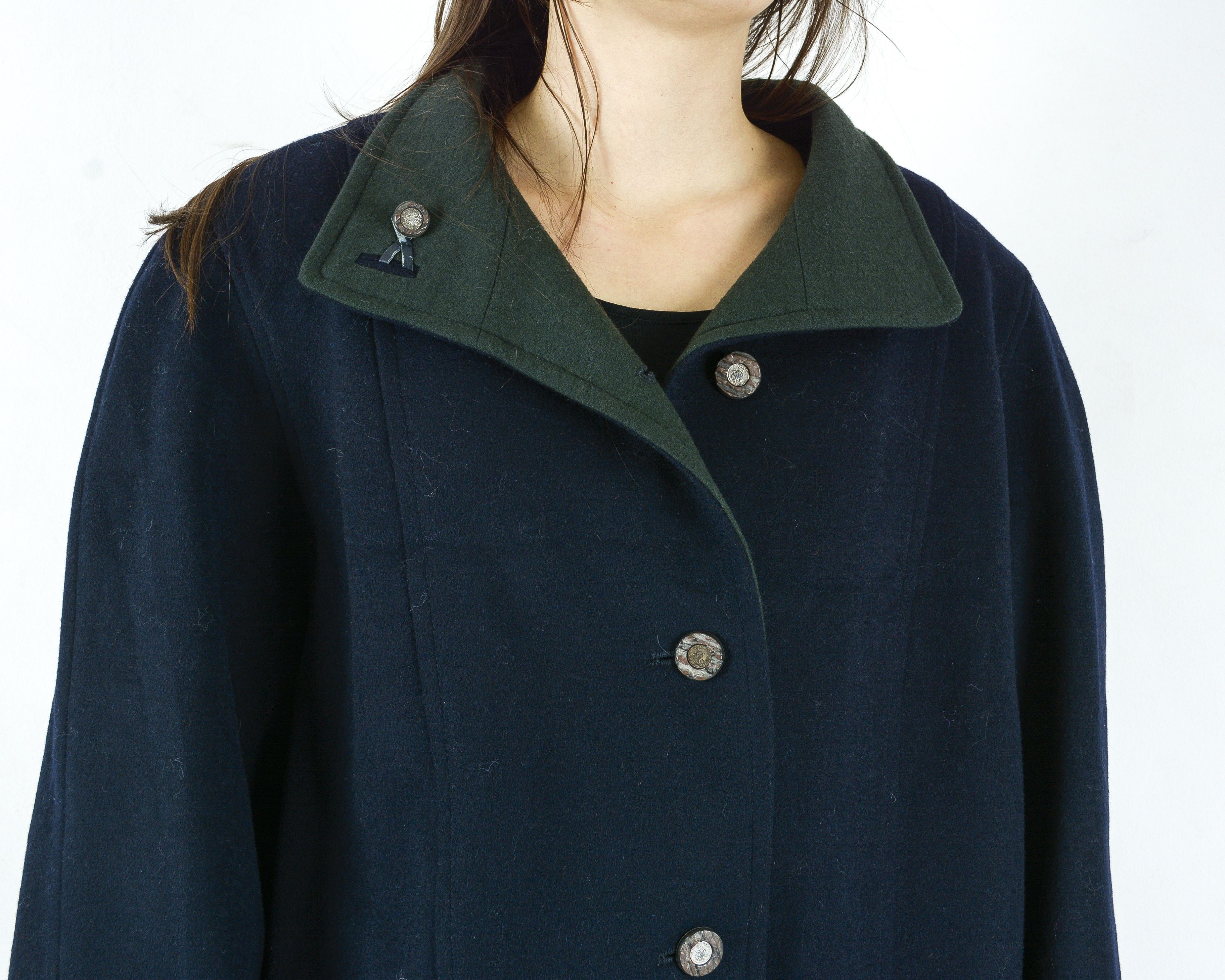 Other × Vintage Markert Aquila Alpacca Loden Wool Coat Button Up Jacket Size L / US 10 / IT 46 - 5 Thumbnail