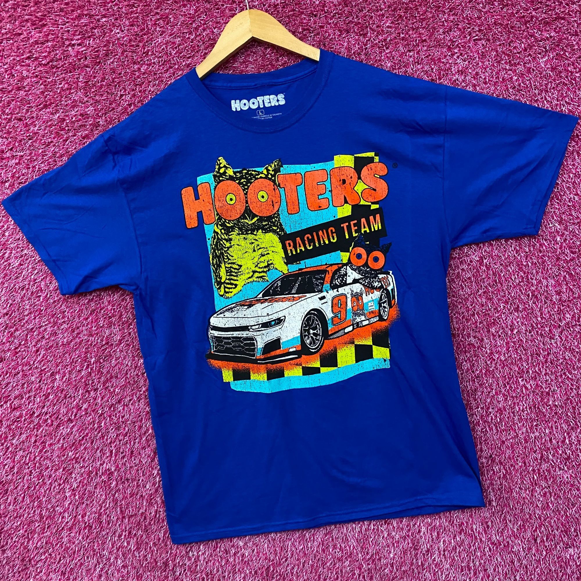 Other Hooters Racing Team Race Car Number 9 Graphic Design T-Shirt Size US L / EU 52-54 / 3 - 3 Thumbnail
