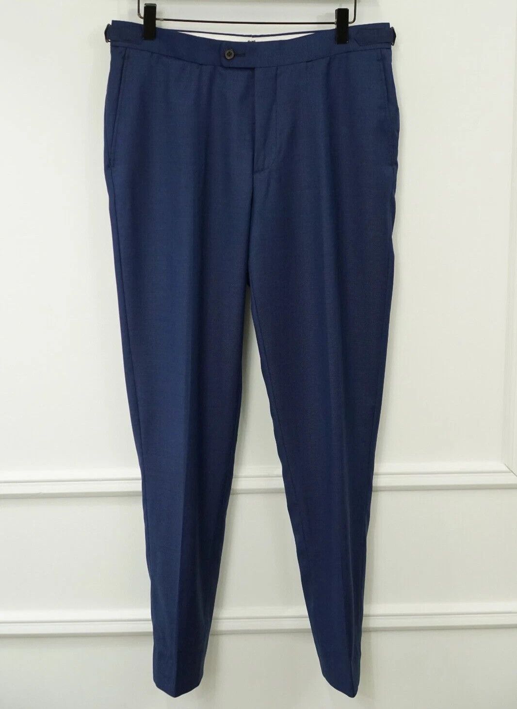 Suitsupply Men Suitsupply Suit Napoli Blue Pure Wool S110 Zignone US36 Size 36R - 7 Thumbnail