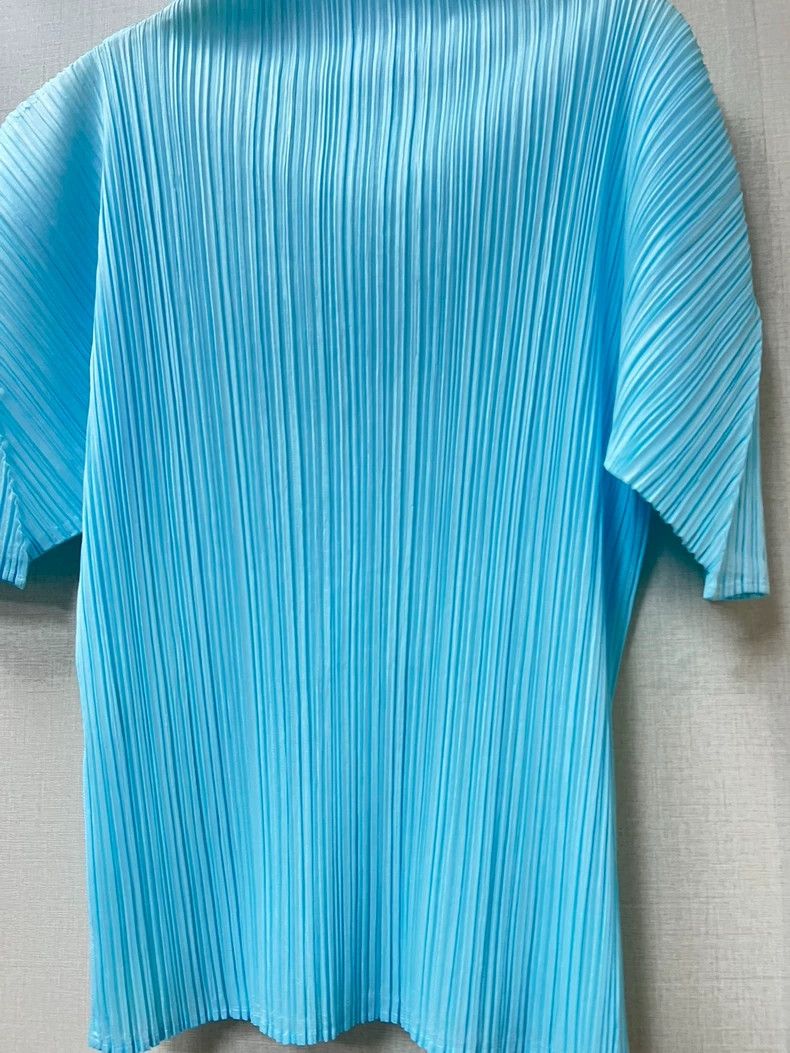 Issey Miyake issey miyake size:4 Turquoise short sleeves 2506-Nextarrow Size XXS / US 00 / IT 34 - 2 Thumbnail