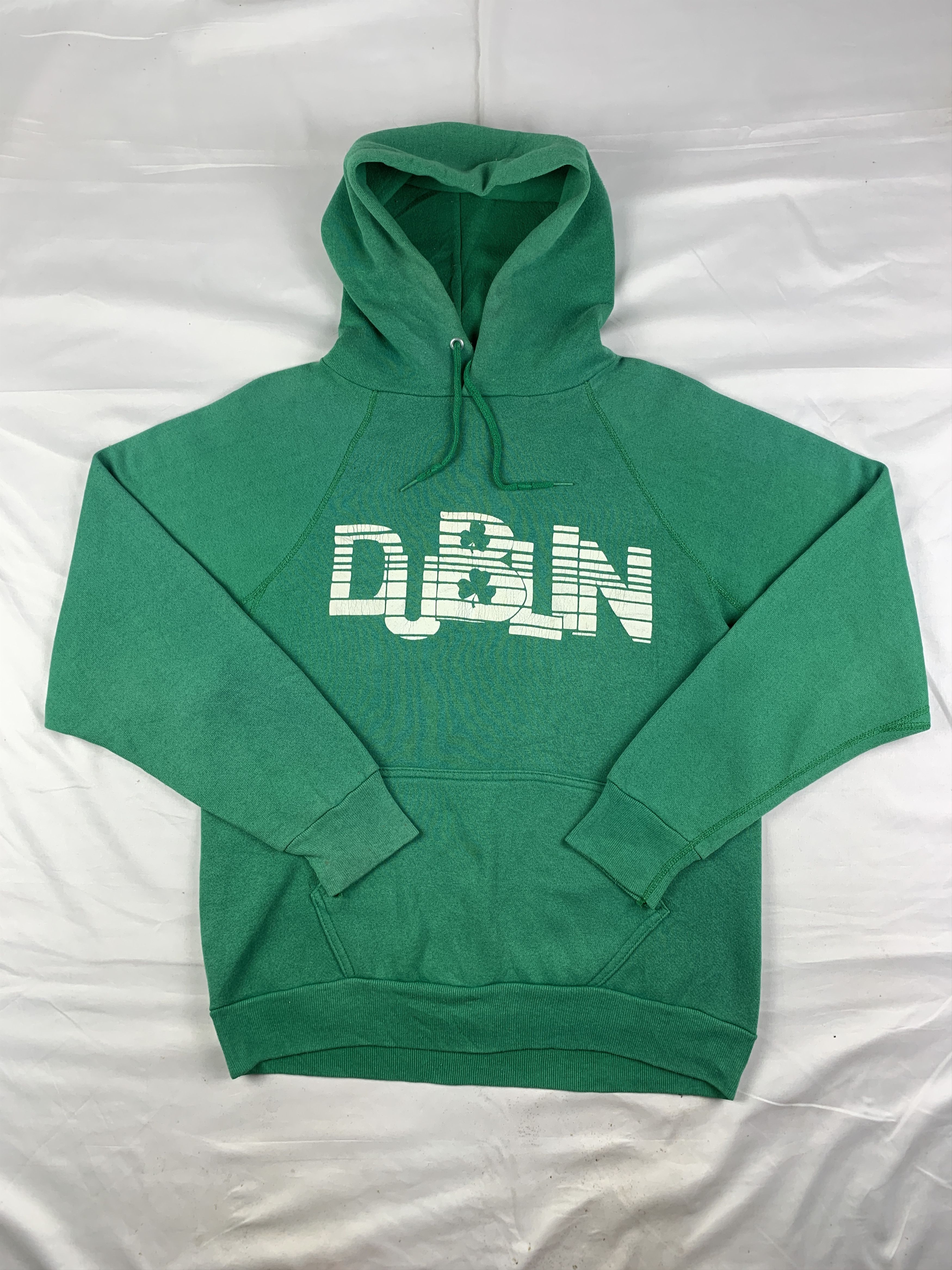 1990s Discus Athletic Green Dublin Hoodie (M)
