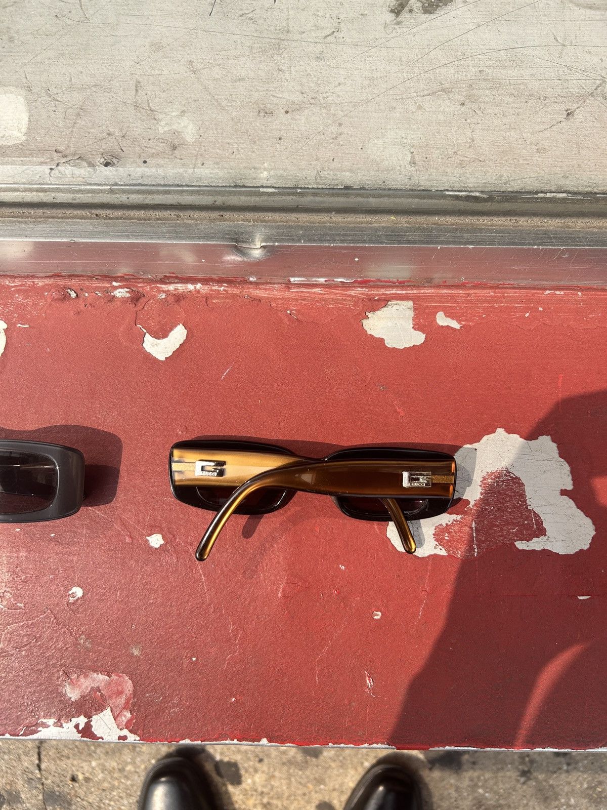 Gucci × Vintage VINTAGE GUCCI GG2409 BRWN ACETATE SUNGLASSES Size ONE SIZE - 2 Thumbnail