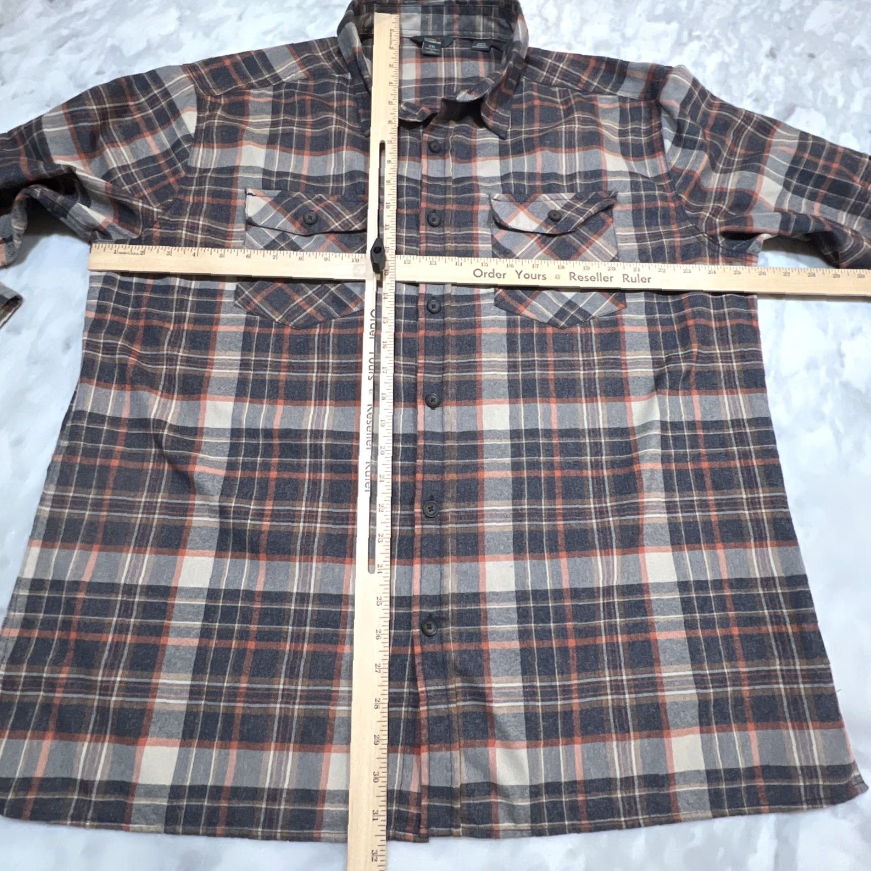 Royal Robbins VINTAGE Royal Robbins Men’s Button-Up Shirt 2XL Flannel Plaid Casual Long Sleeve Cotton Blend Outdoors Size US XXL / EU 58 / 5 - 6 Thumbnail