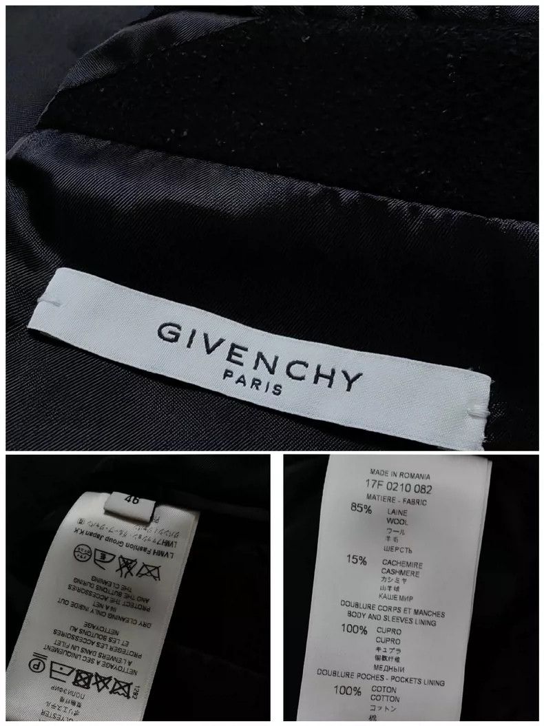 Givenchy Givenchy Long Wool and Cashmere Blended Coat 2506-Nextarrow Size US L / EU 52-54 / 3 - 5 Thumbnail