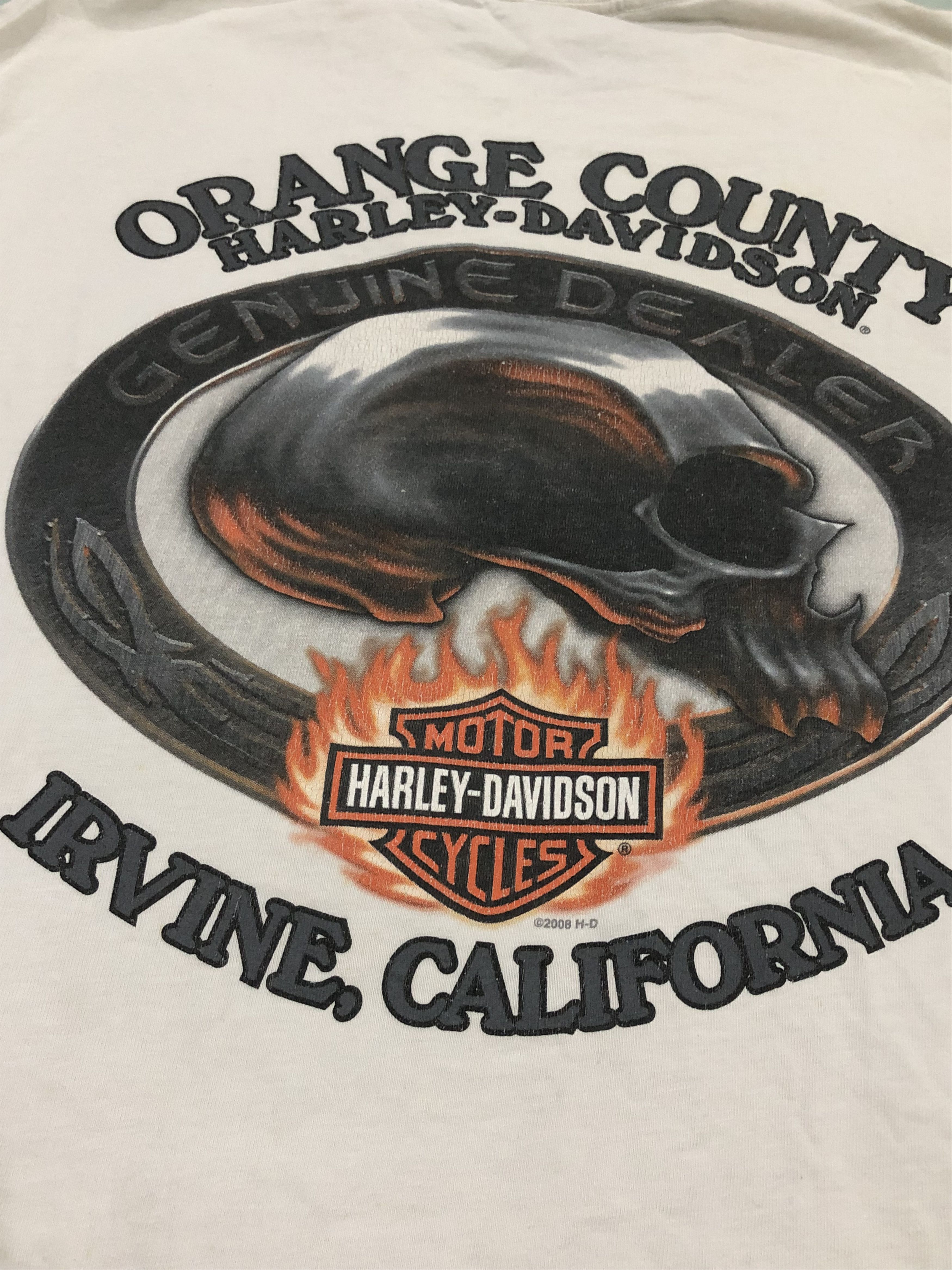 Harley Davidson × Vintage Vintage Y2k Harley Davidson Single Pocket Tshirt Size US L / EU 52-54 / 3 - 7 Thumbnail