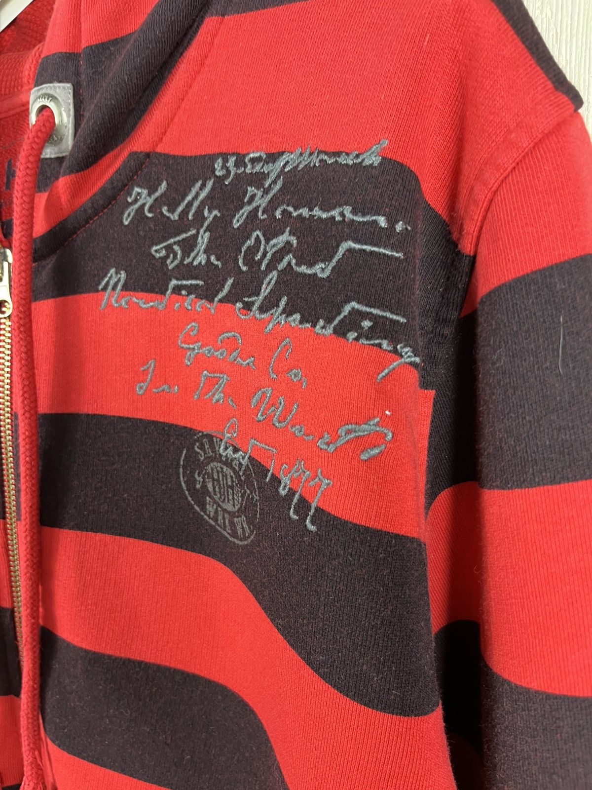 Helly Hansen × Seditionaries × Vintage Vintage Helly Hanse y2k zip hoodie striped sweatshirt Size US M / EU 48-50 / 2 - 9 Thumbnail