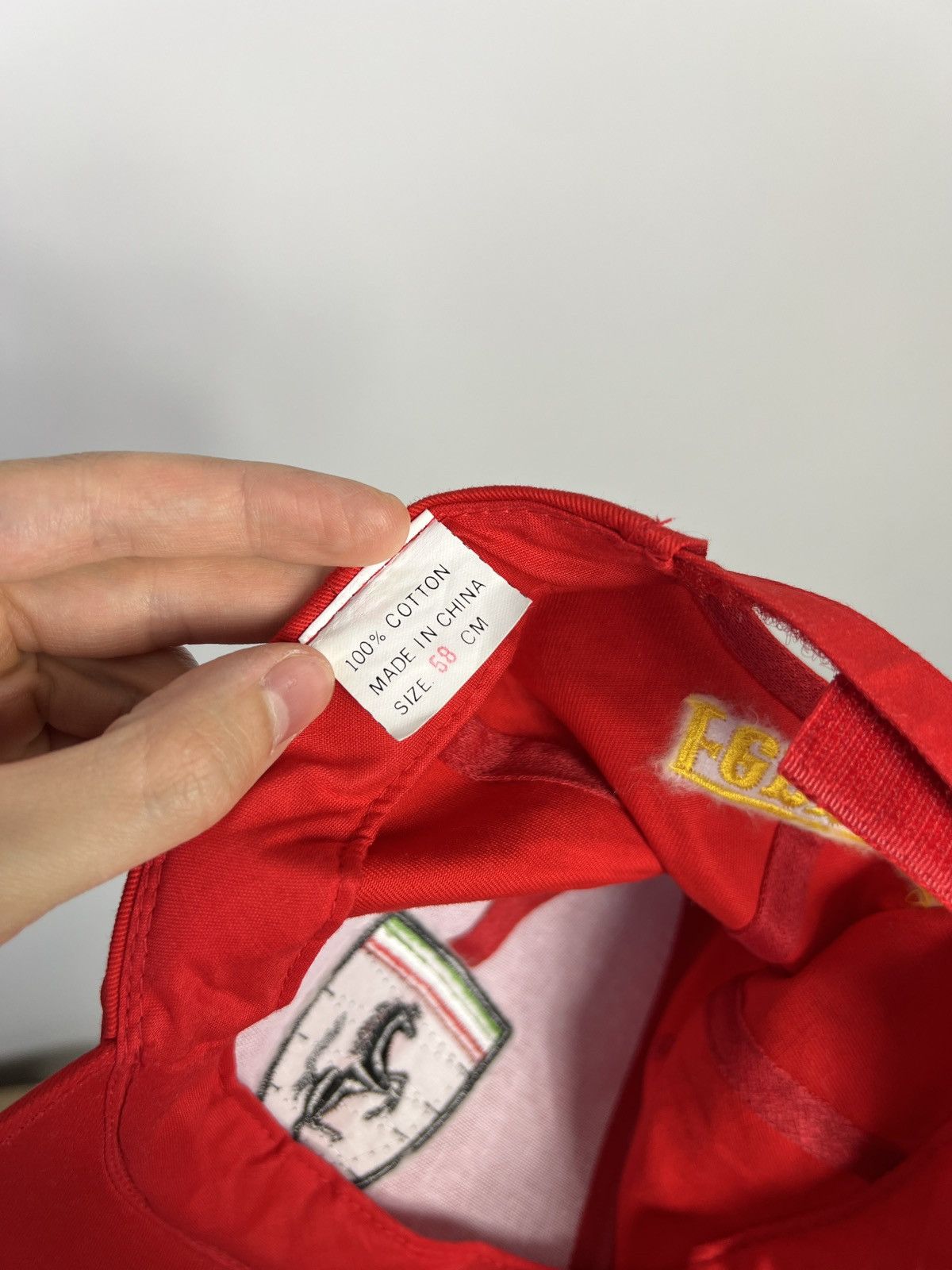 Ferrari Cap Ferrari Racing Nascar Vintage 90’s Rare Size ONE SIZE - 3 Thumbnail