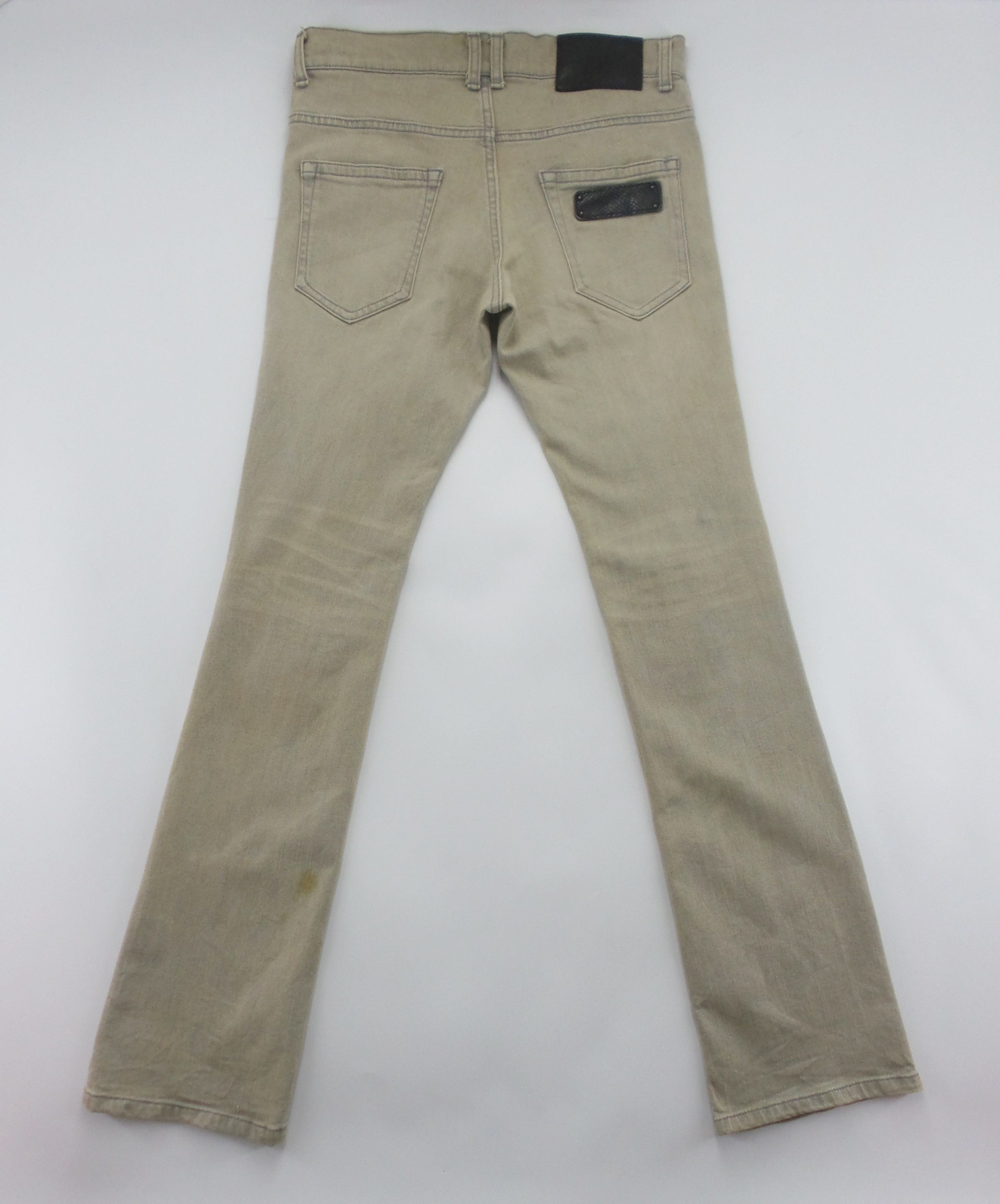5351 POUR LES HOMMES 5351 Pour Les Hommes Gray Flare Button Fly Jeans W16xL42.5 Size US 32 / EU 48 - 10 Thumbnail