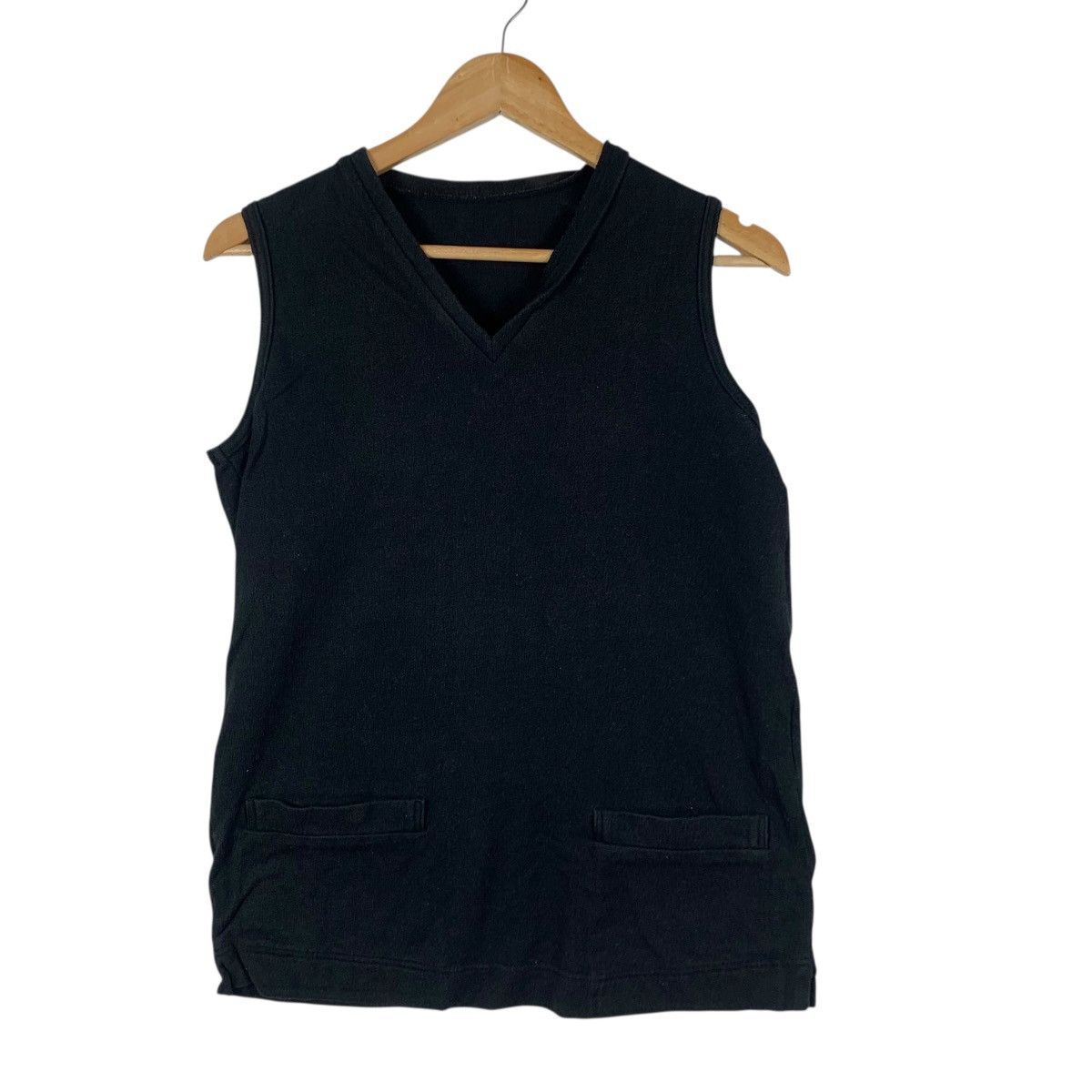 Yohji Yamamoto Vintage YOHJI YAMAMOTO INED Natural Pure Dyed Tank Top Tee Size S / US 4 / IT 40 - 4 Thumbnail