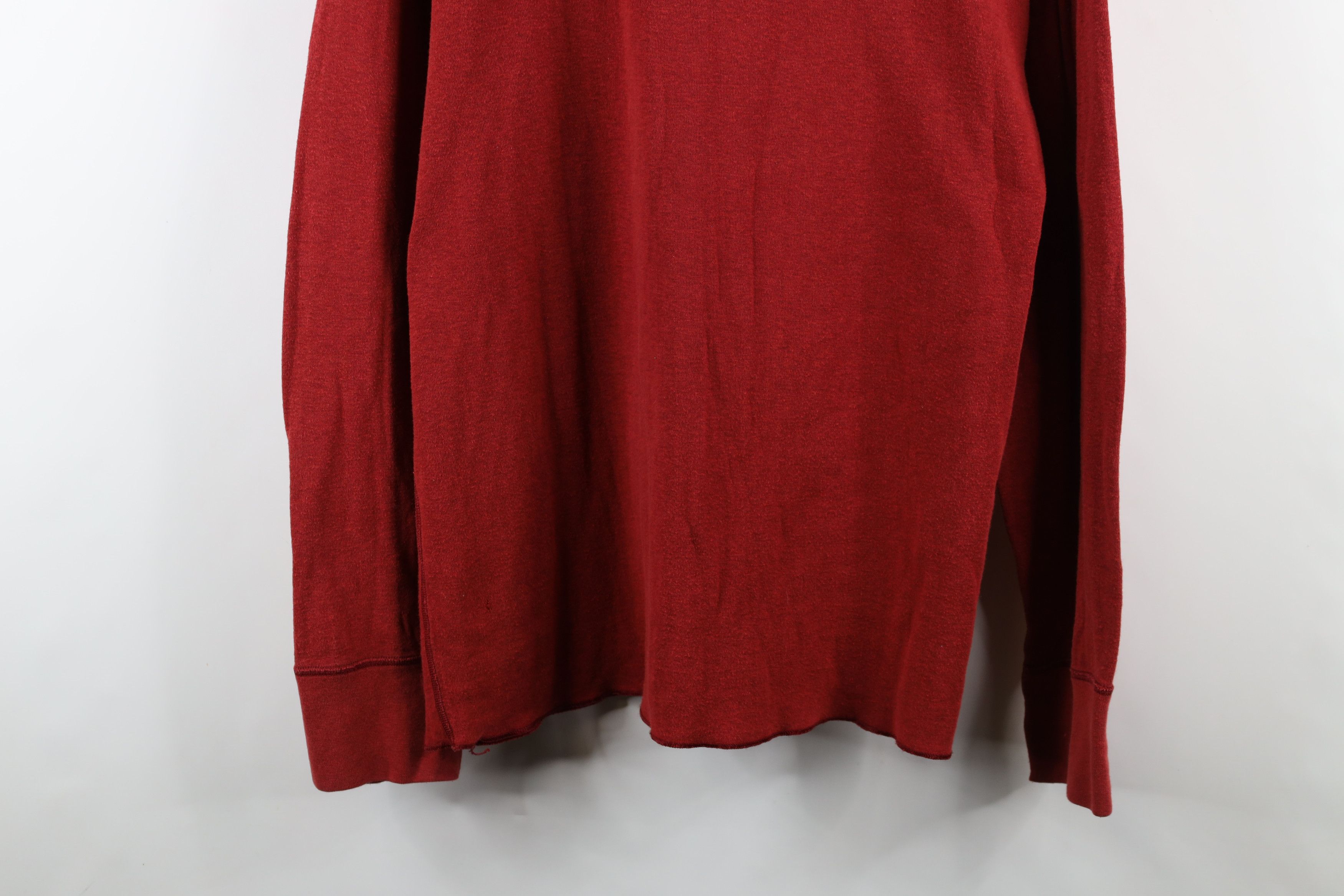 L.L. Bean × Vintage Vintage LL Bean Double Wall Wool Blend Thermal T-Shirt Red Size US XL / EU 56 / 4 - 3 Thumbnail