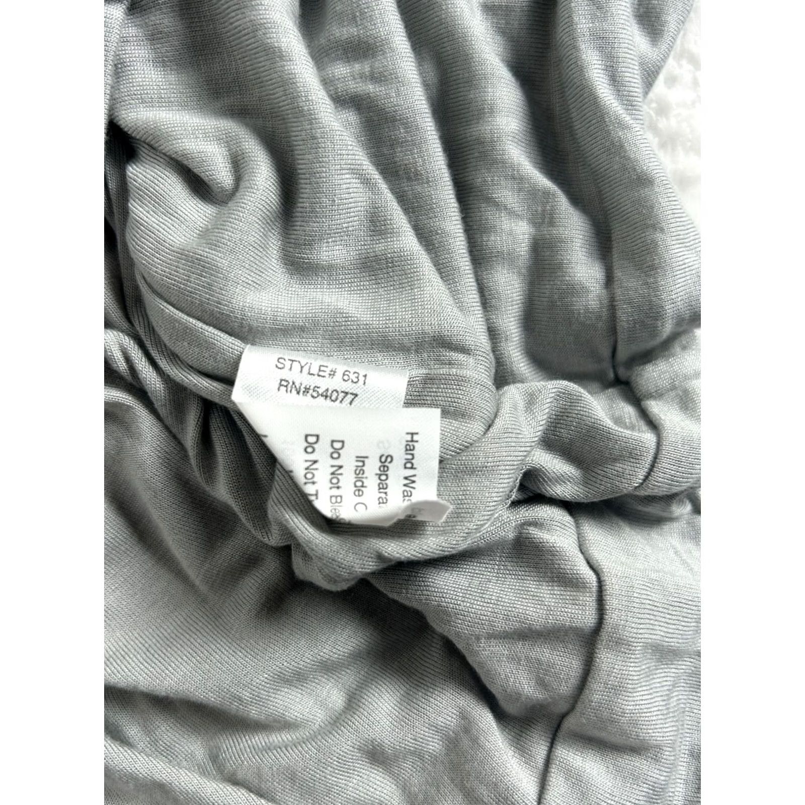 Vintage Cabi Womens Gray Draped Ruched Sleeveless Tunic Dress L Scoop Neck NWOT, Size Large, Short Dress, Tank Dress, Casual, Summer, 00s Style, Womens Size L / US 10 / IT 46 - 5 Thumbnail