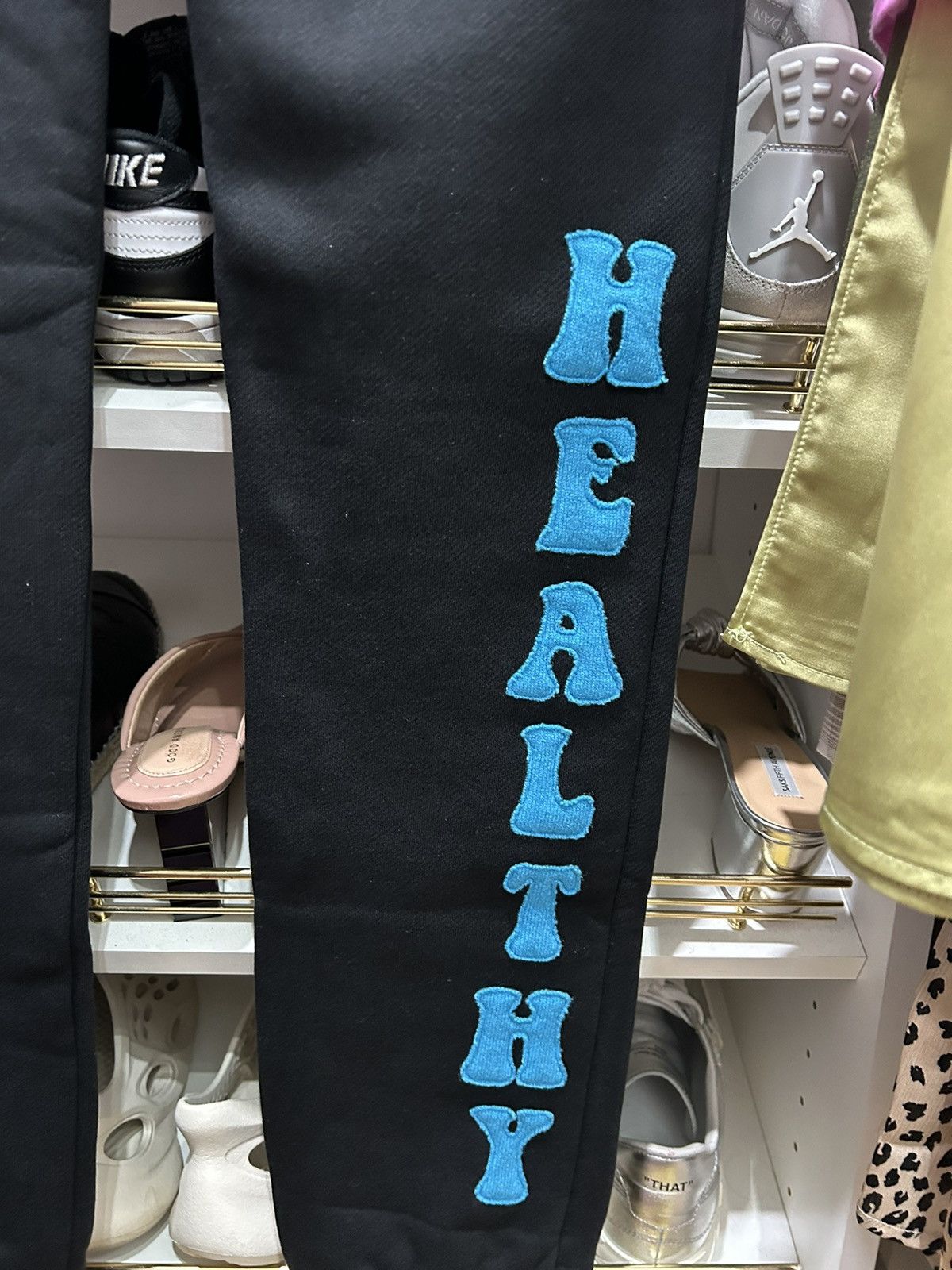 Amiri × Designer Amiri Healthy Mind/Body sweatpants🔥Rare🔥 Size US 32 / EU 48 - 7 Thumbnail