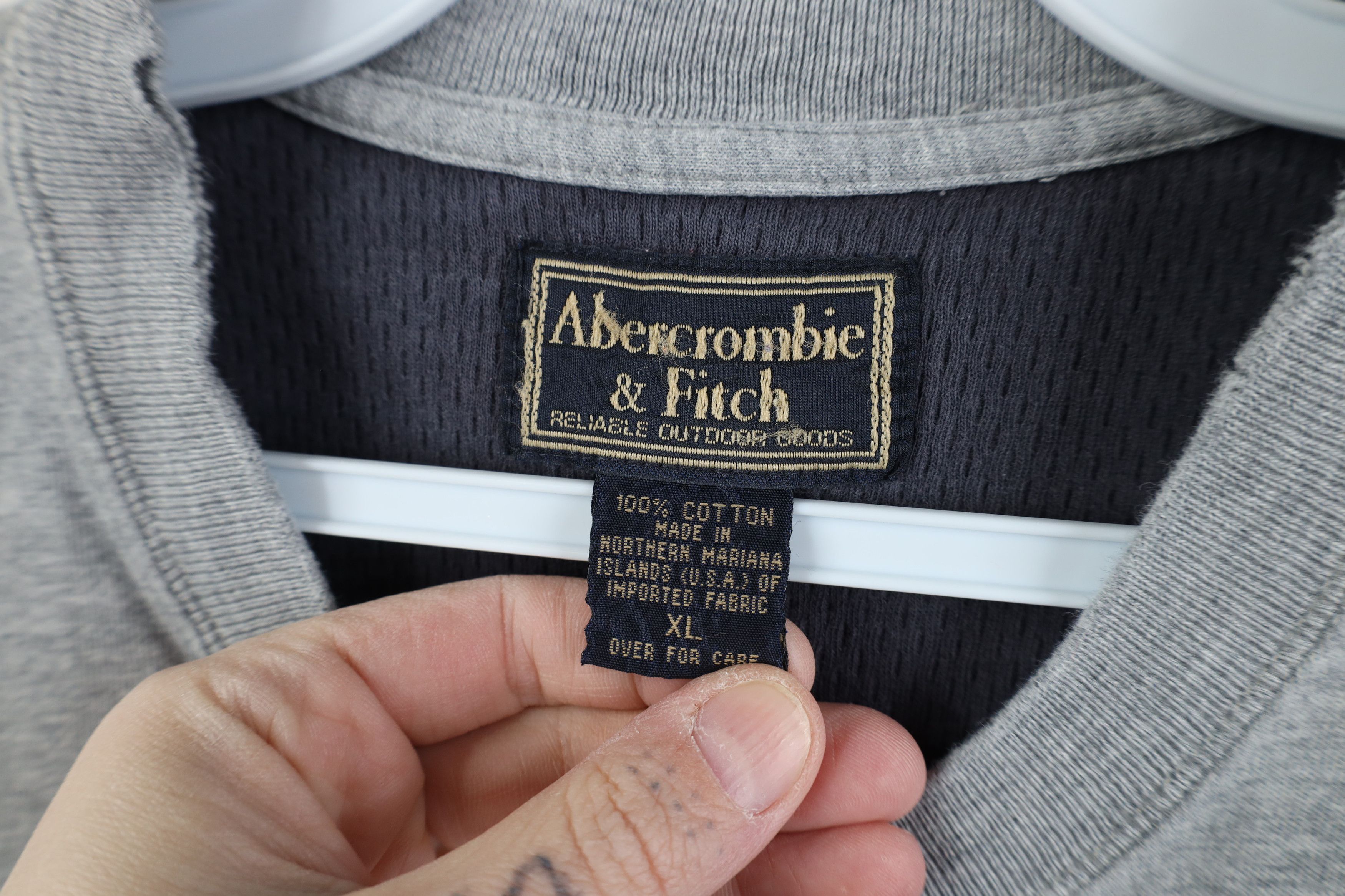 Abercrombie & Fitch Vintage 90s Y2K Abercrombie & Fitch Heavyweight T-Shirt USA Size US XL / EU 56 / 4 - 8 Thumbnail