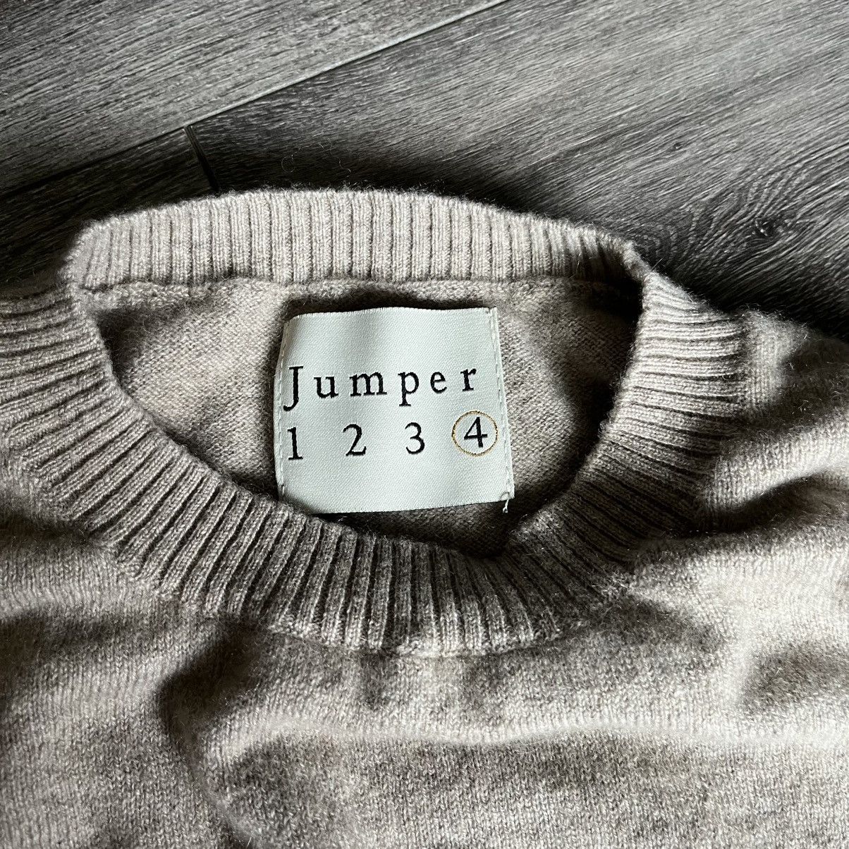 Other Jumper 1234 Heart Flower Logo 100% Cashmere Sweater Beige Size XL / US 12-14 / IT 48-50 - 4 Thumbnail