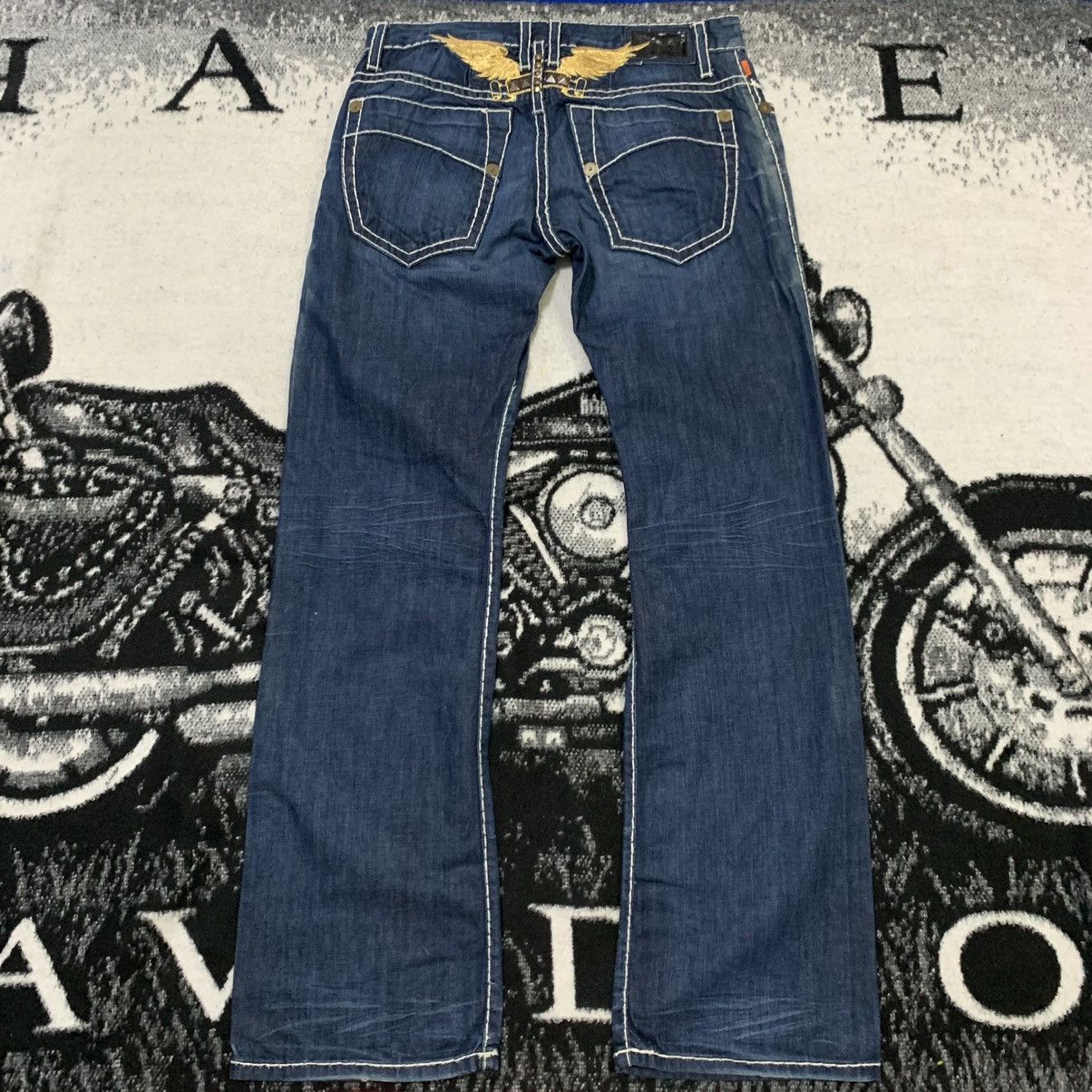 Robins Jeans Vintage Robin’s Art Embroidered Wings Back Bootcut Jeans Size US 32 / EU 48 - 8 Thumbnail