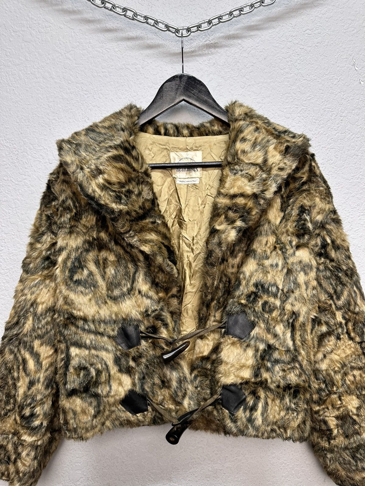 If Six Was Nine LGB Japan faux fur cropped jacket leopard Hysteric Glamour Size M / US 6-8 / IT 42-44 - 3 Thumbnail