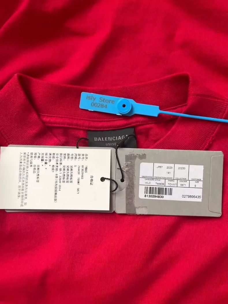 Balenciaga Balenciaga Valentine's Day Limited Short Sleeve T-Shirt Size US S / EU 44-46 / 1 - 4 Thumbnail