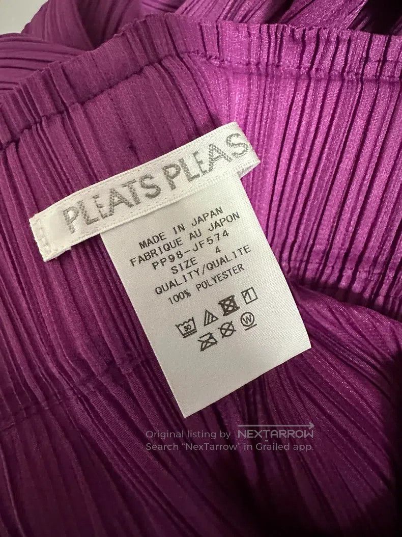 Issey Miyake Issey Miyake Purple Pants Size 26" / US 2 / IT 38 - 2 Thumbnail